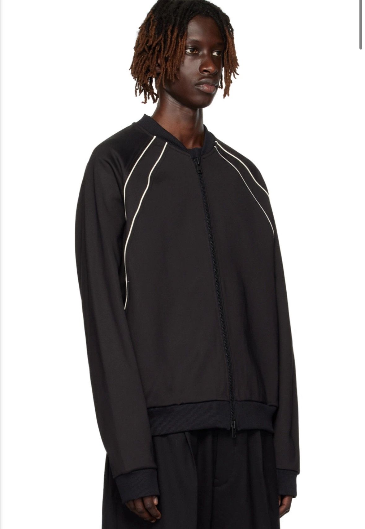 Yohji Yamamoto Y3 Black SST track jacket Size US M / EU 48-50 / 2 - 10 Thumbnail