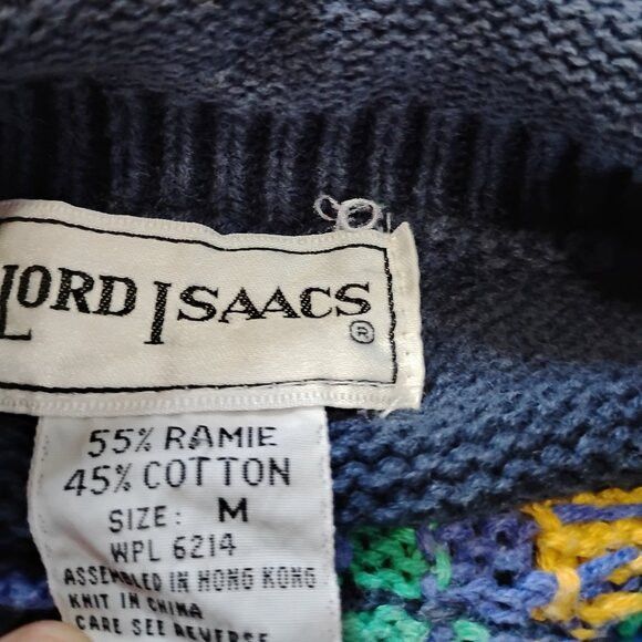 Other Vintage Lord Isaacs Cottage Core Granny Crewneck Sweater Size M / US 6-8 / IT 42-44 - 3 Thumbnail