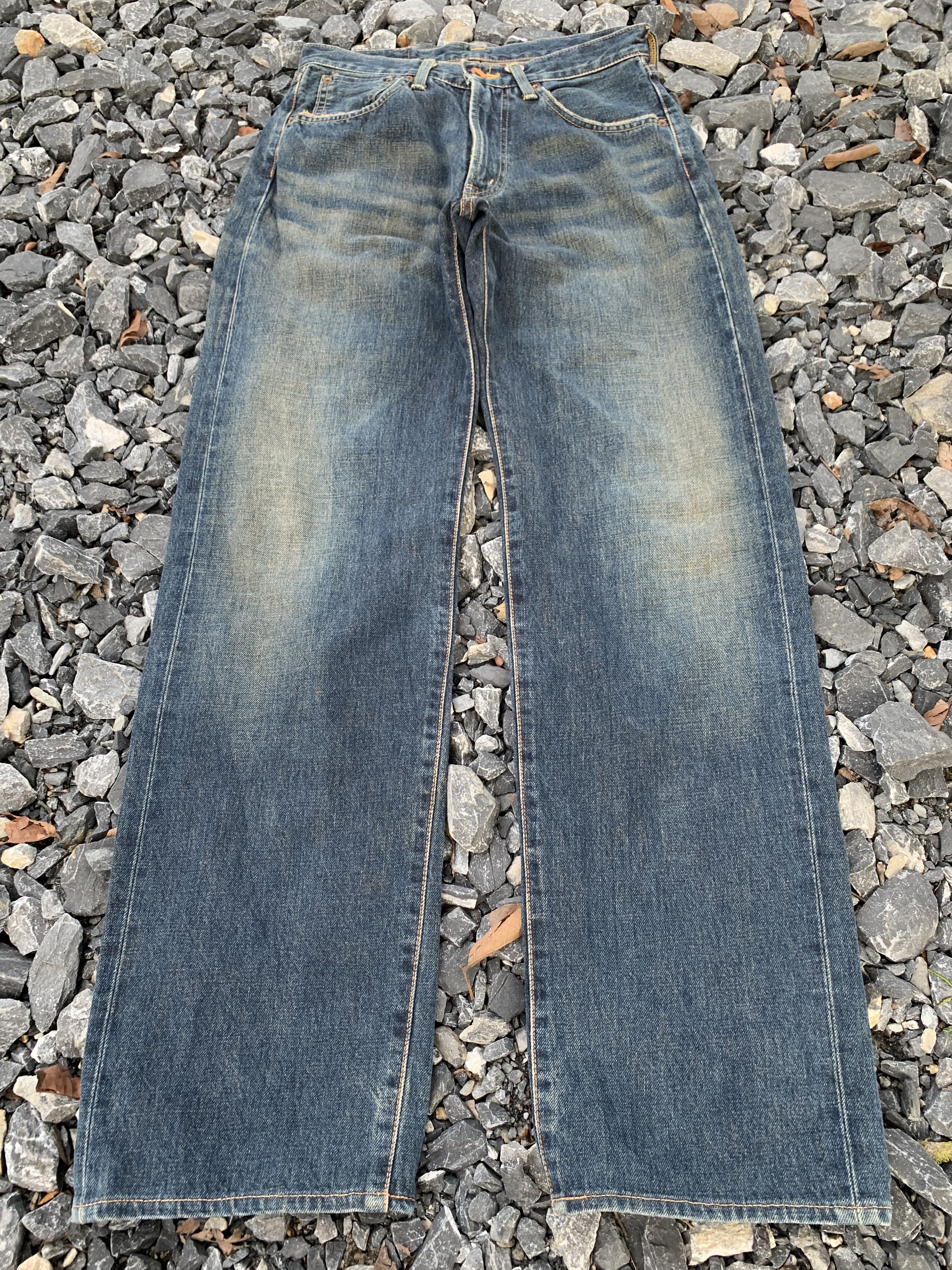 Kapital VINTAGE EDWIN 505X SELVEDGE MUDWASH RUSTY JAPANESE DENIM Size US 28 / EU 44 - 2 Thumbnail
