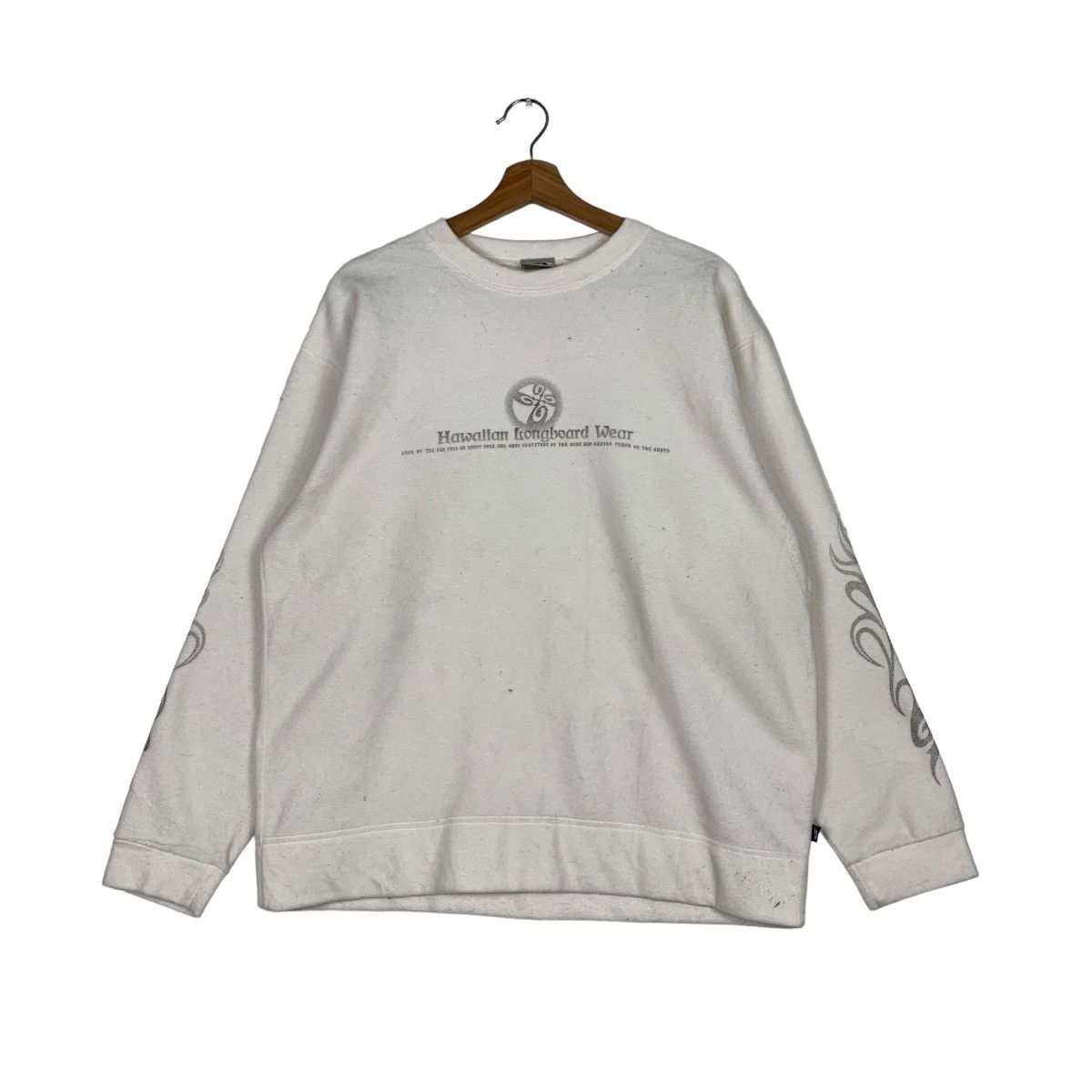 Japanese Brand PIKO Hawaiian Longboard Wear Big Logo Sweatshirt #0268-C12 Size US M / EU 48-50 / 2 - 10 Thumbnail