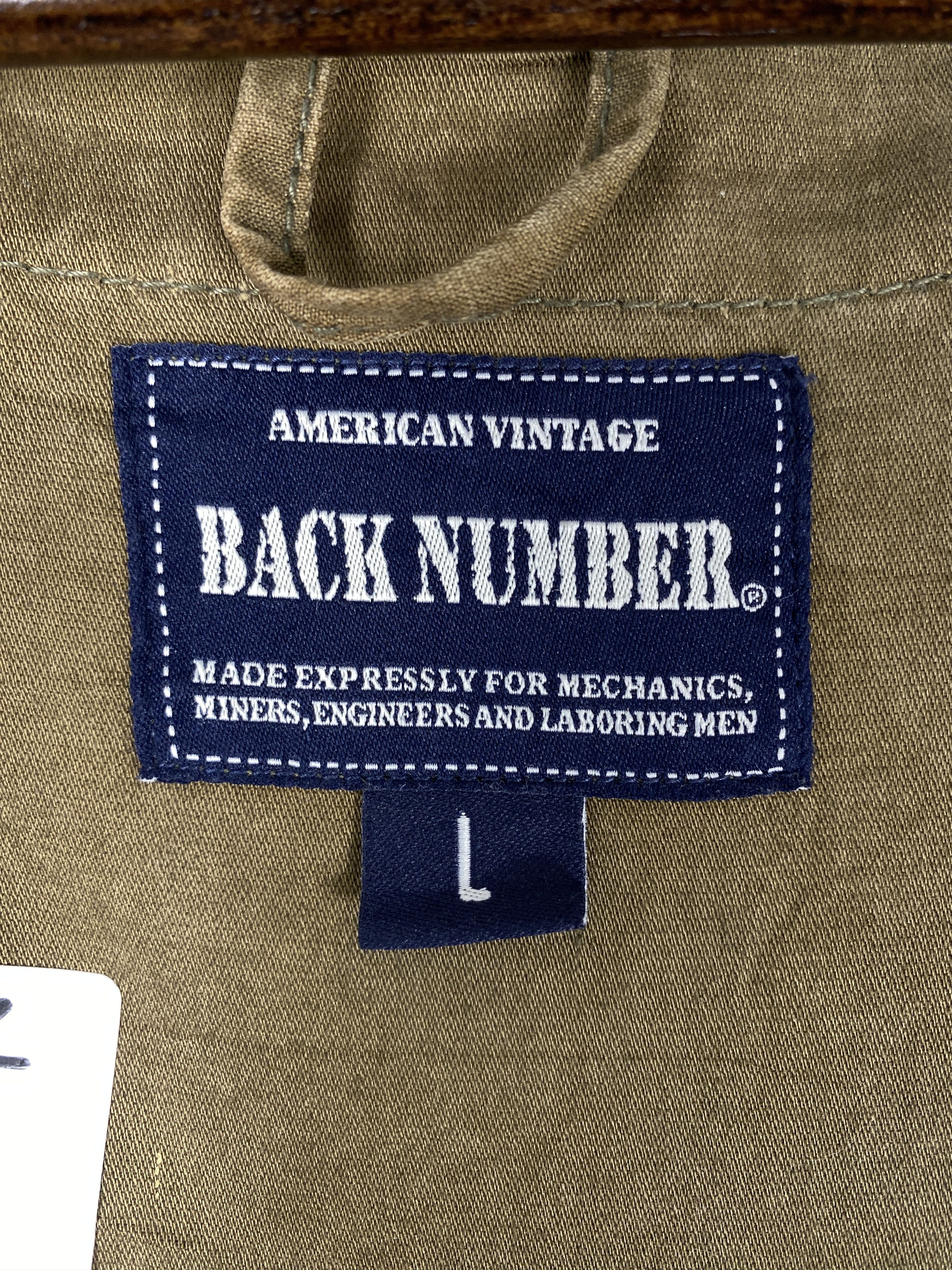 Japanese Brand Vintage Back Number Military Jacket J2187 Size US S / EU 44-46 / 1 - 9 Thumbnail
