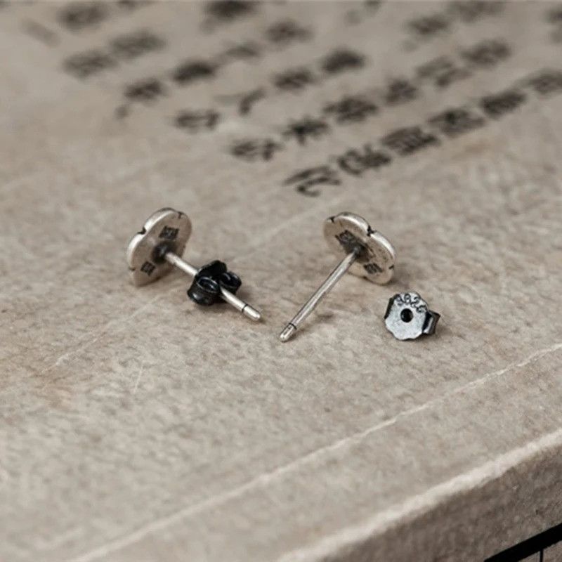 Jewelry Tiny Flower Stud Earrings 925 Sterling Silver Jewelry Gift Size ONE SIZE - 5 Thumbnail