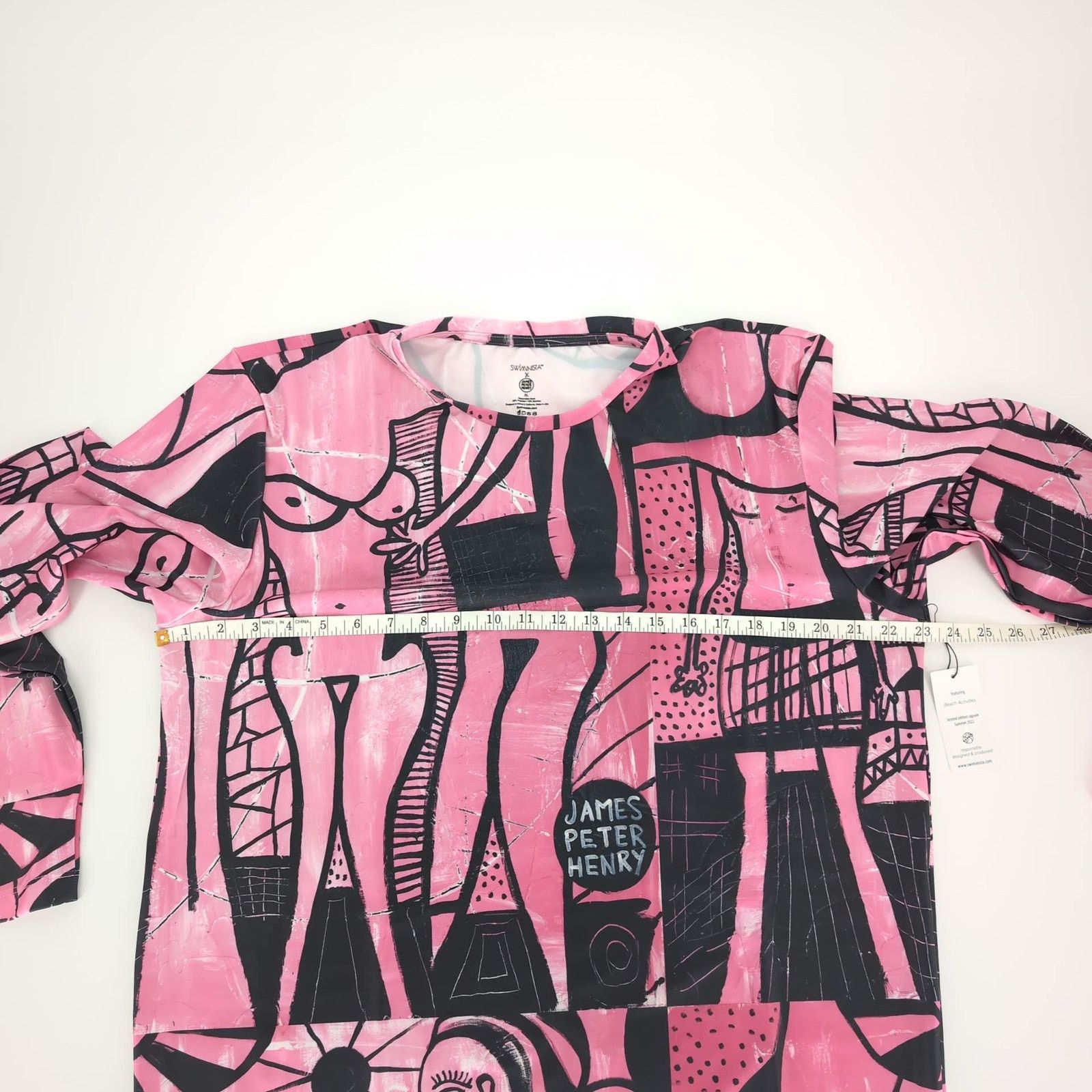 Other Swiminista x James Peter Henry Good Vibes XL Rashguard NWT Size US 36 / EU 52 - 9 Thumbnail