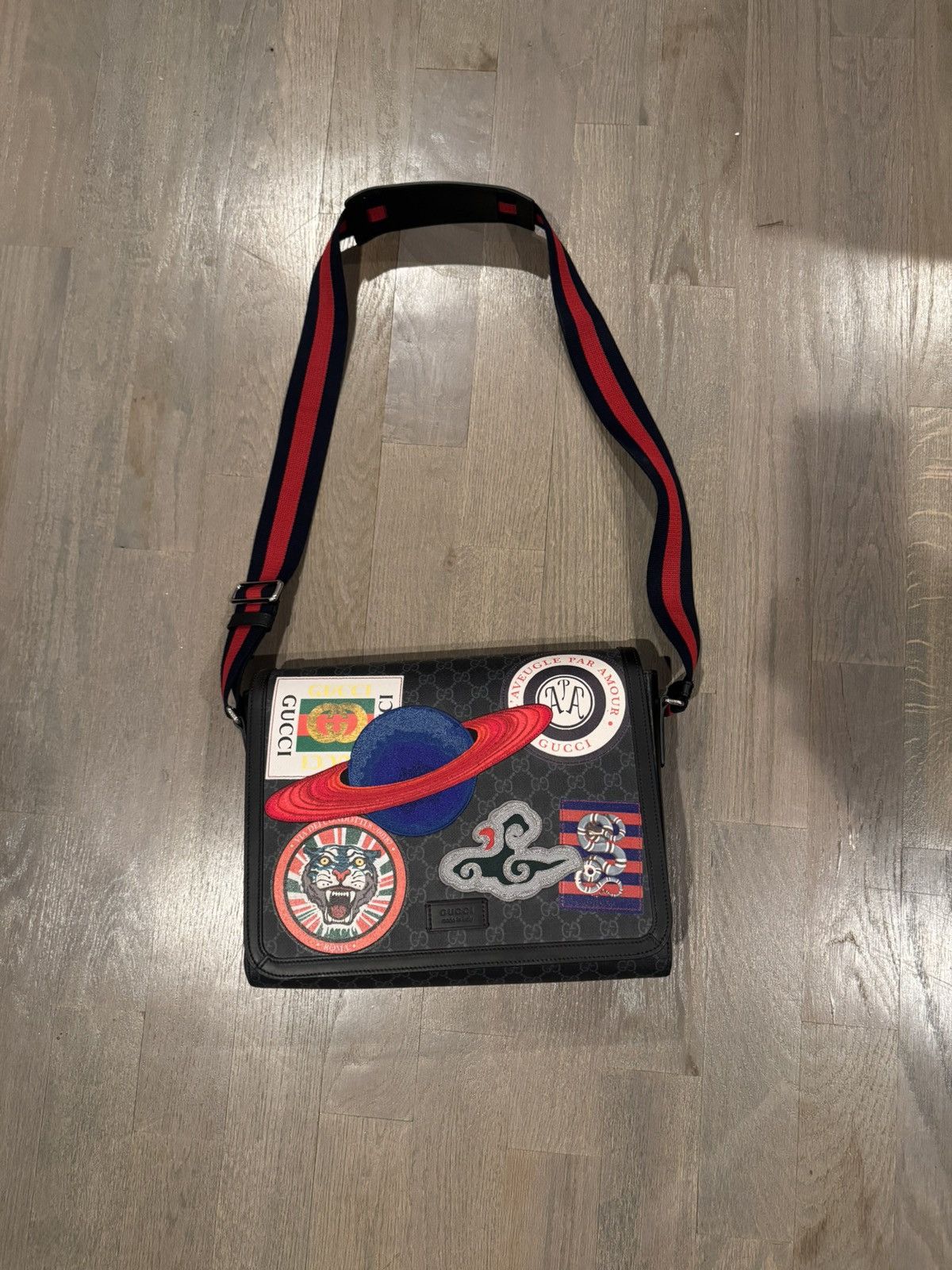 Gucci Gucci Courrier GG Supreme Messenger / Travel Bag Size ONE SIZE - 1 Thumbnail