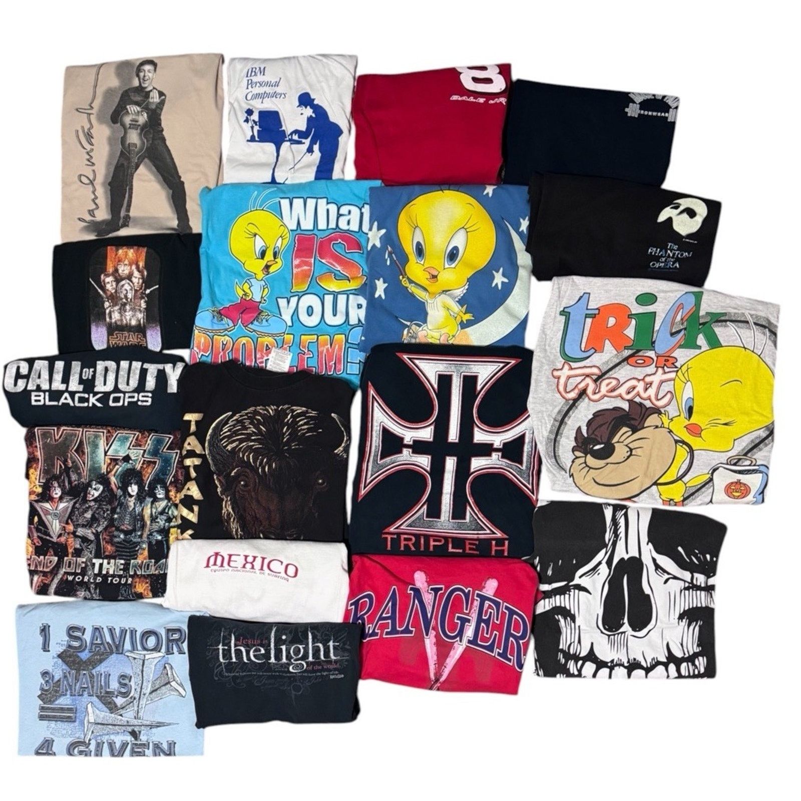 Gildan 18 T Shirt Bundle Lot Vintage Y2k ’s Sports Various Sizes Size US L / EU 52-54 / 3 - 1 Thumbnail