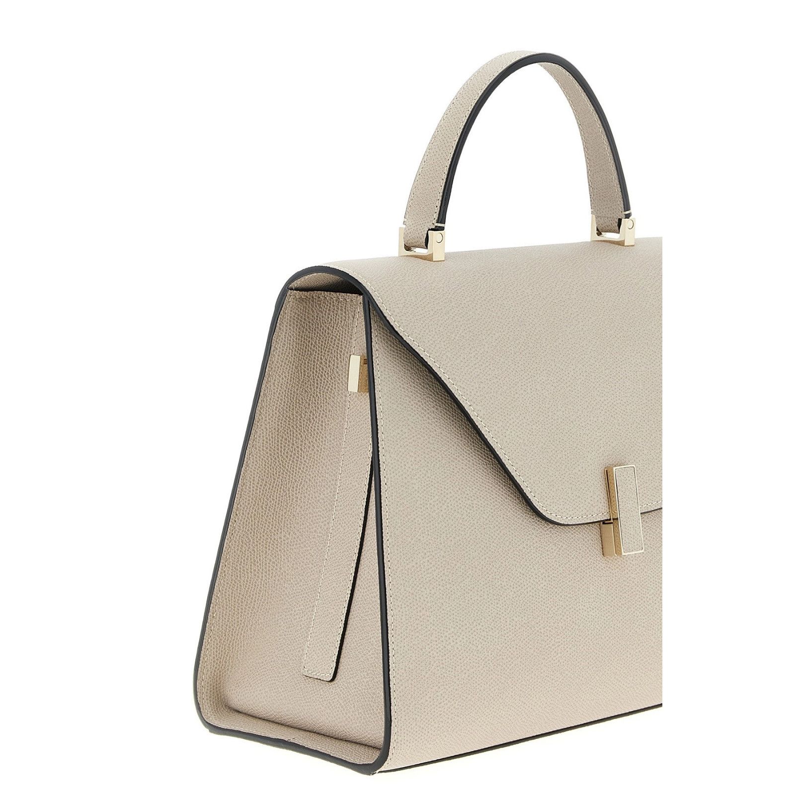 Valextra VALEXTRA Iside Large Beige Leather Top Handle Bag New & Auth Size ONE SIZE - 3 Thumbnail