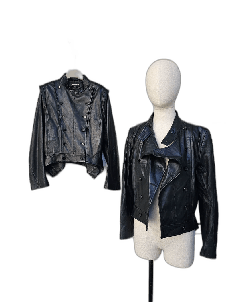 Ann Demeulemeester Ann Demeulemeester Leather Jacket Outerwear Size M / US 6-8 / IT 42-44 - 1 Thumbnail