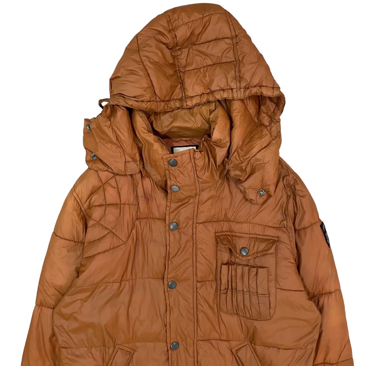 Diesel × Diesel Black Gold Vintage Diesel Hoodie Down Jacket Size XL / US 12-14 / IT 48-50 - 6 Thumbnail