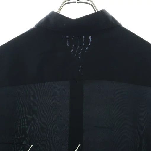 Yohji Yamamoto POUR HOMME 18SS Cupro Staff Shirt HW-B08-212 Size US L / EU 52-54 / 3 - 3 Thumbnail