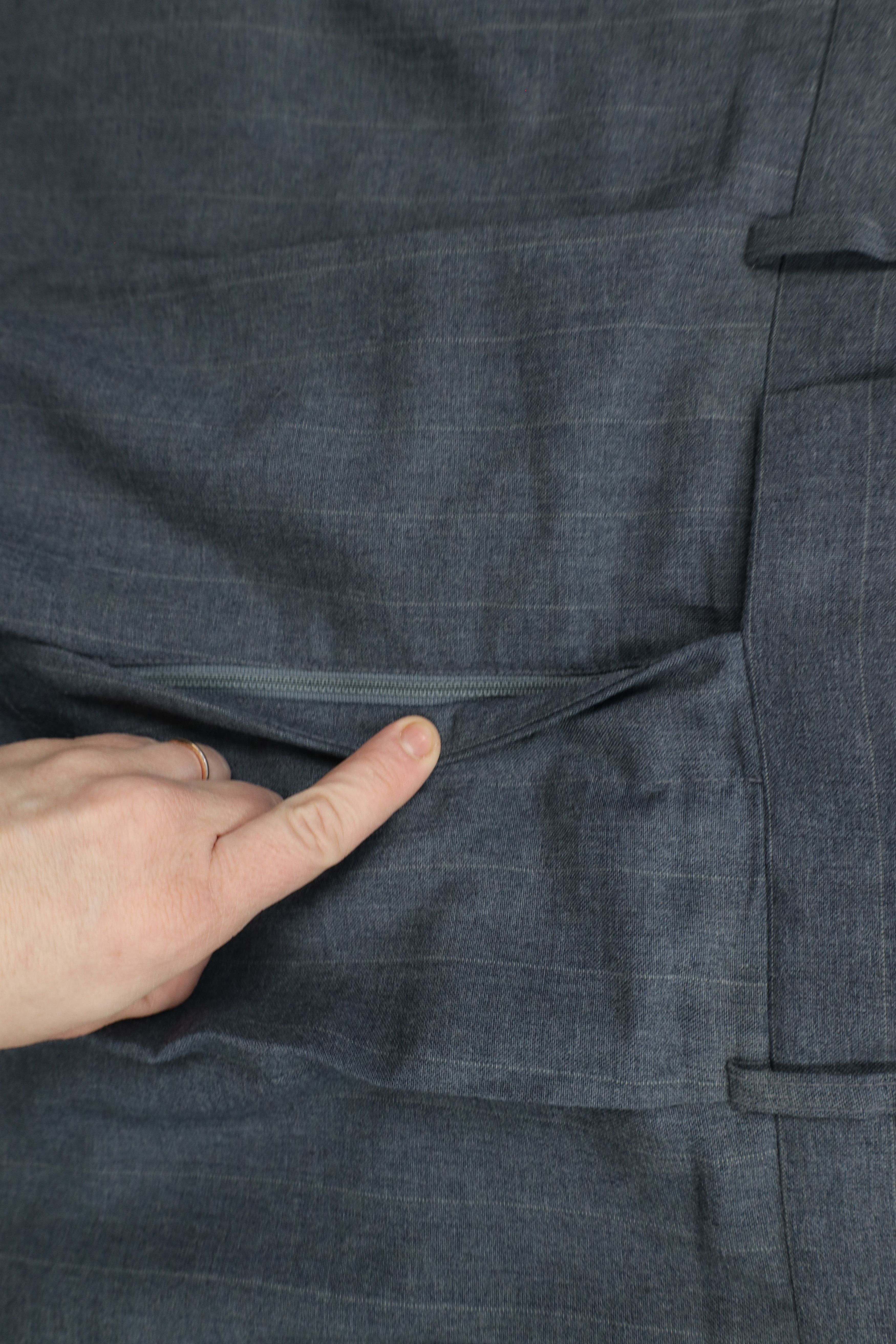 Vintage Vintage 70s Streetwear Pinstriped Wide Leg Chino Pants USA Size US 36 / EU 52 - 6 Thumbnail