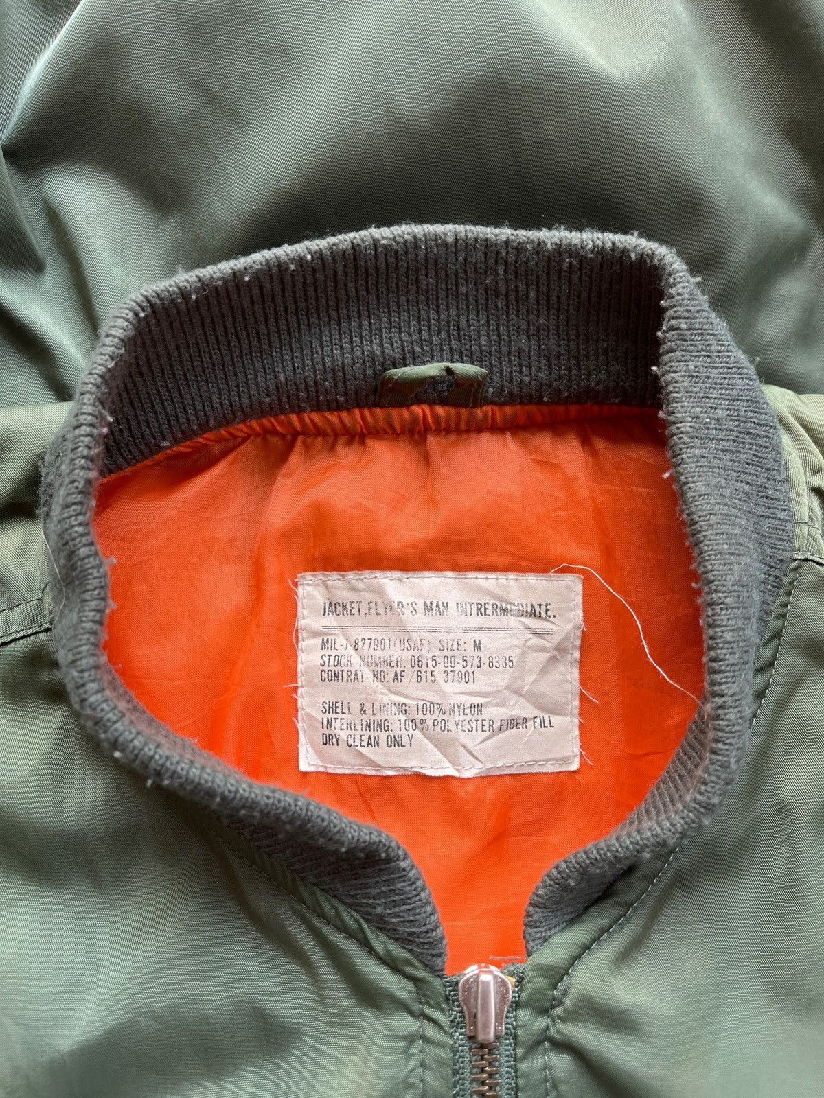 Other Vintage MA-1 Flyers Man Jacket bomber Size US M / EU 48-50 / 2 - 5 Thumbnail