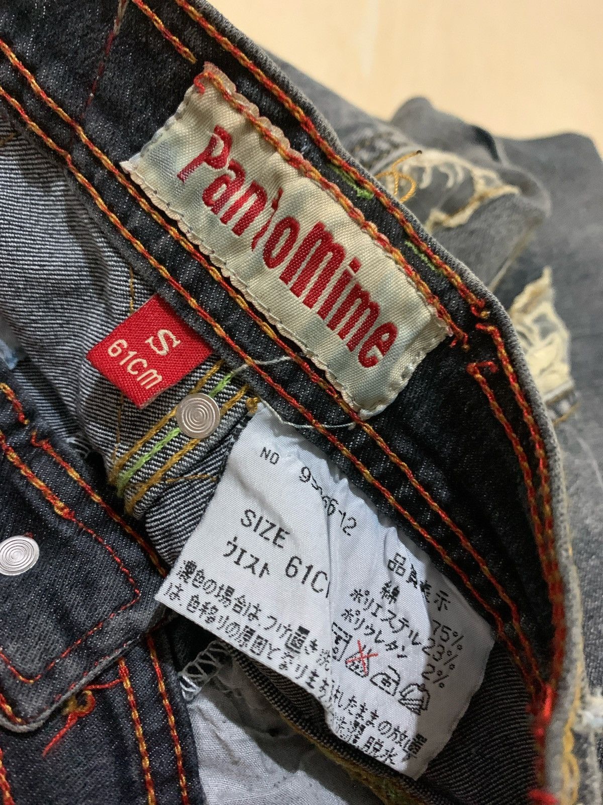 20471120 × Japanese Brand × Vintage Vintage Pantomime Gothic Jeans Size 26" / US 2 / IT 38 - 8 Thumbnail