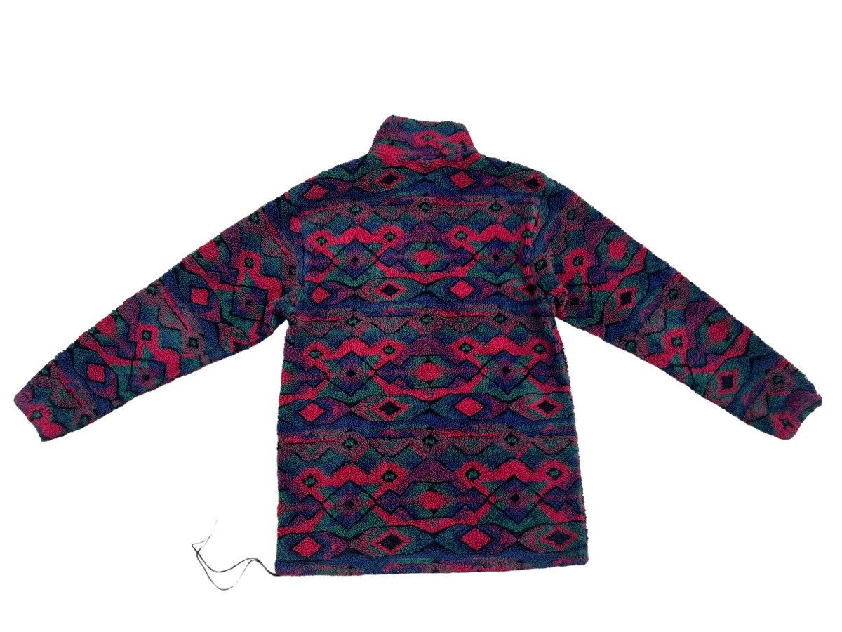 Woolrich Woolen Mills Vintage 90s WOOLRICH Usa Tribal Pullover Bulky Fleece Jacket Size US S / EU 44-46 / 1 - 2 Thumbnail