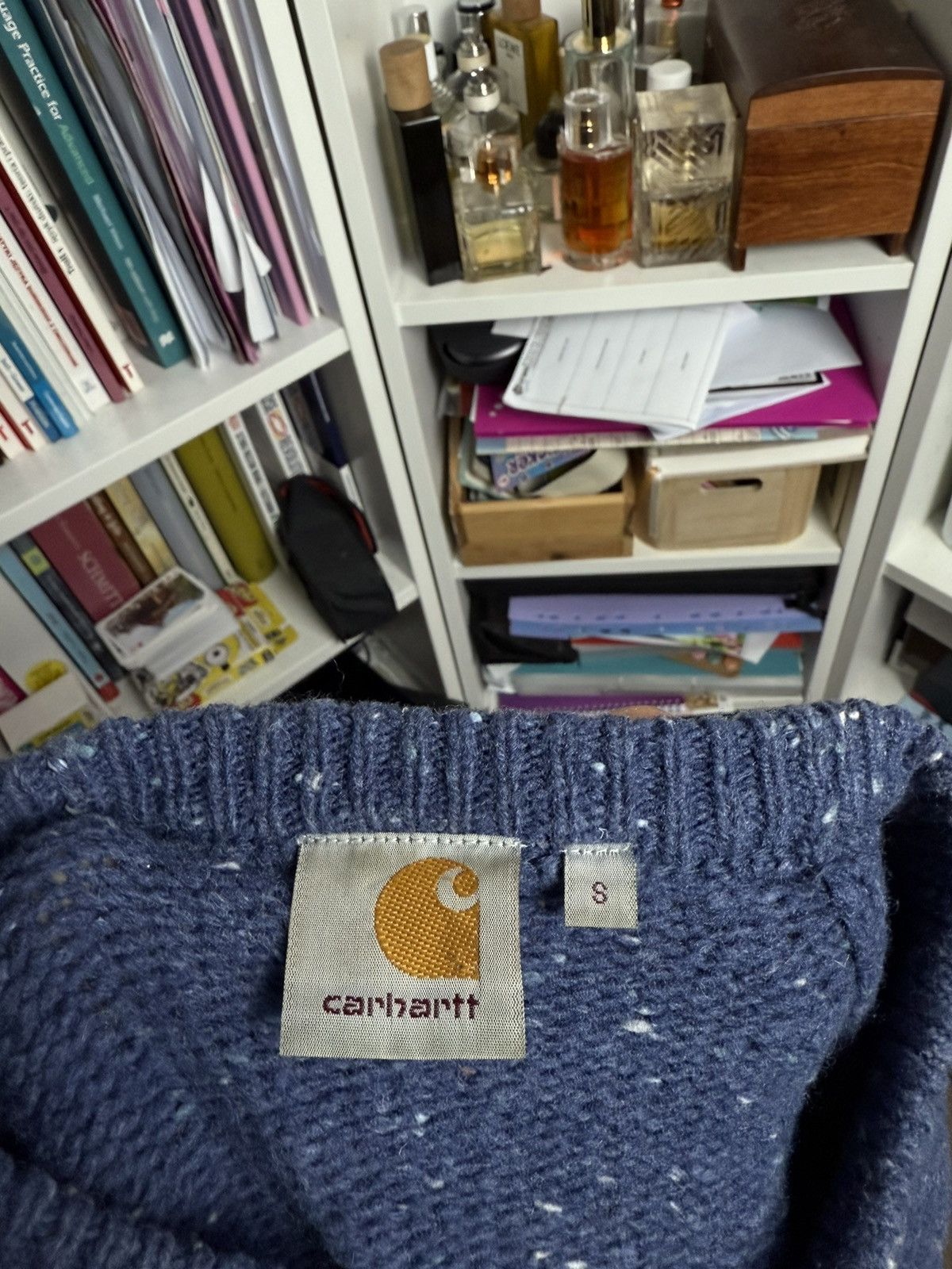 Carhartt × Carhartt Wip Vintage y2k Carhartt wool sweater S skate winter baggy casual Size US S / EU 44-46 / 1 - 5 Thumbnail
