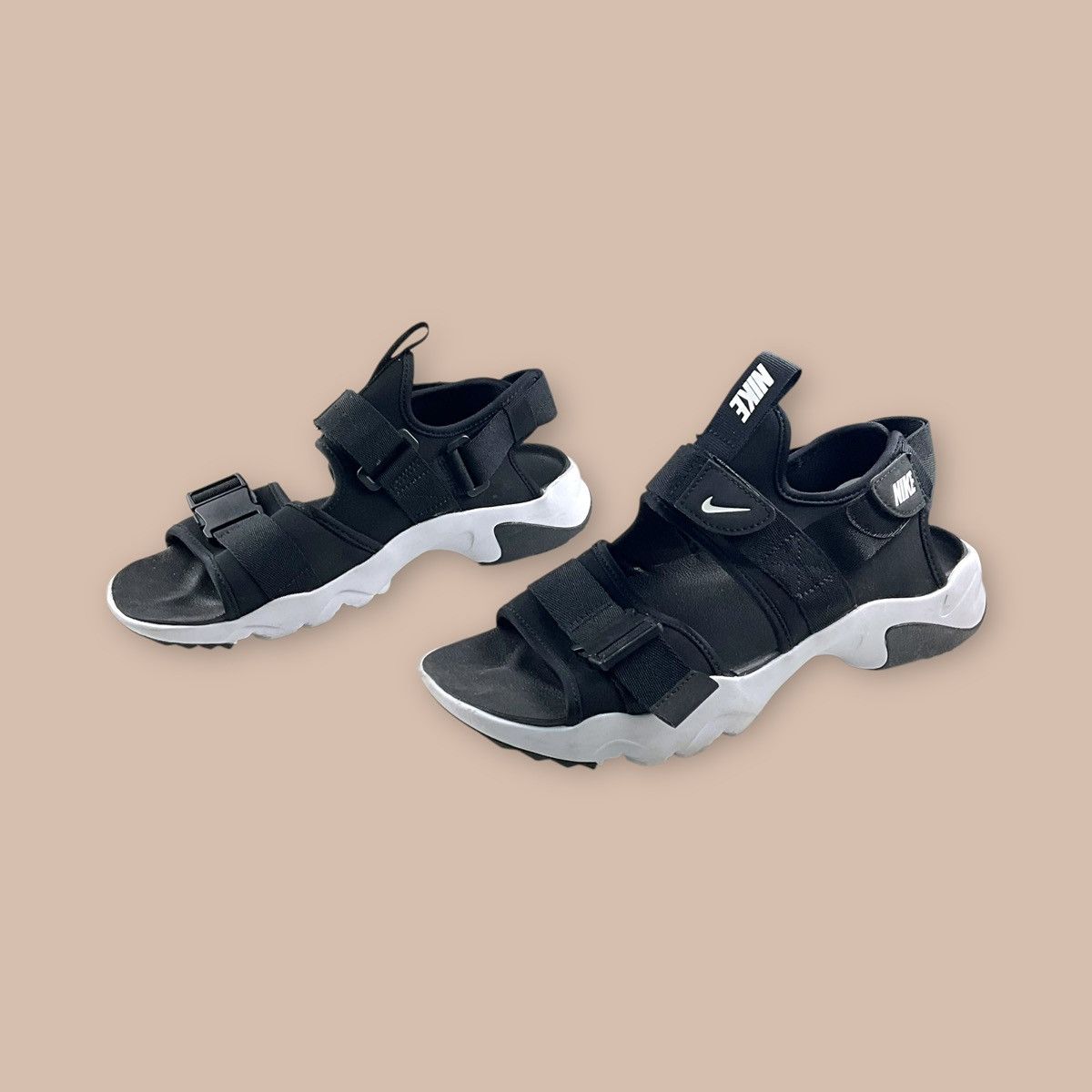 Nike Canyon Sandal 'Black White'