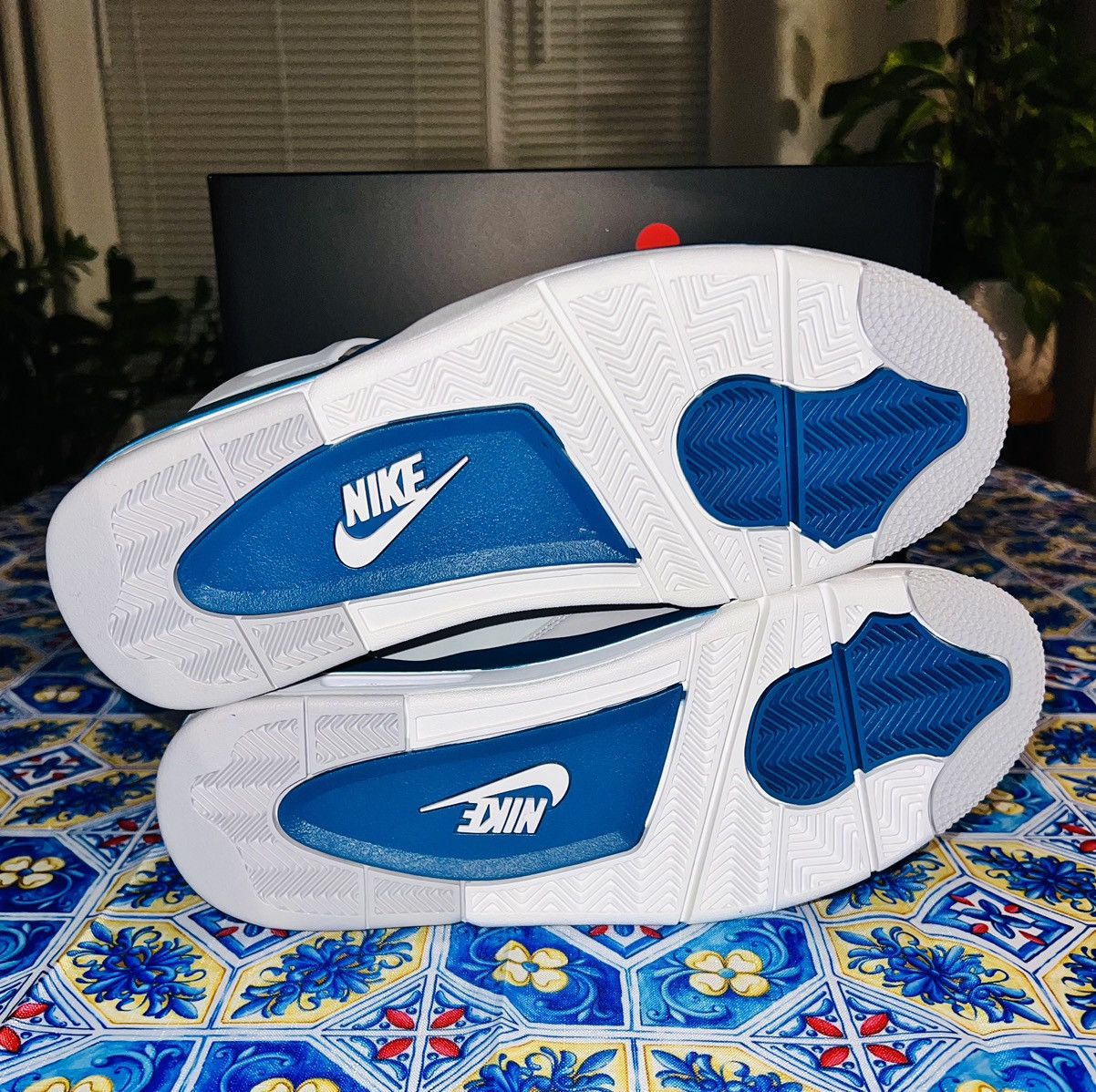 Jordan Brand × Nike NIKE AIR JORDAN 4 (Military Blue) Size US 10.5 / EU 43-44 - 10 Thumbnail