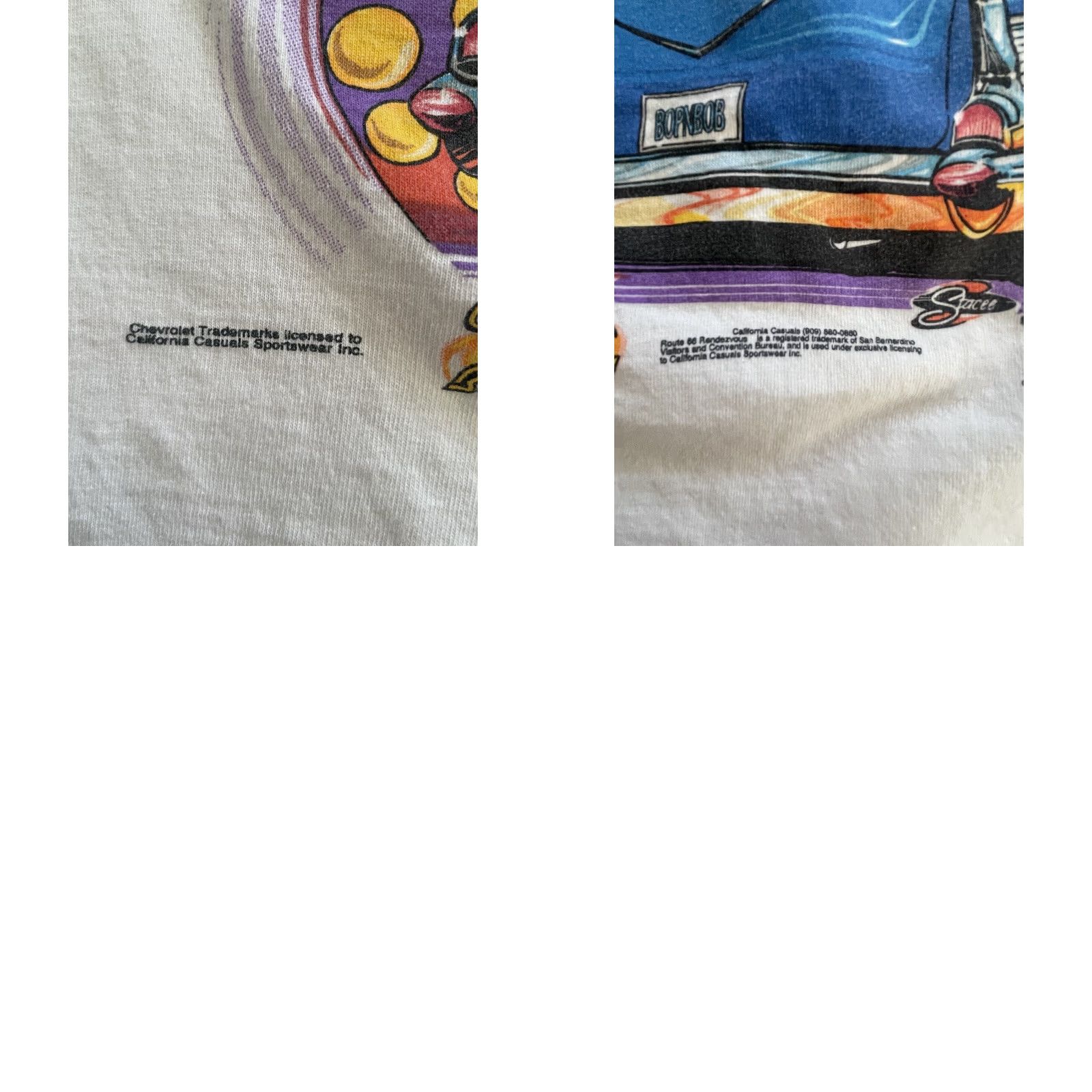 Vintage VINTAGE Route 66 Chevy T-Shirt White 2XL Men Regular White 2XL Mens Chevy T-Shirt Route 66 Size US XXL / EU 58 / 5 - 8 Thumbnail