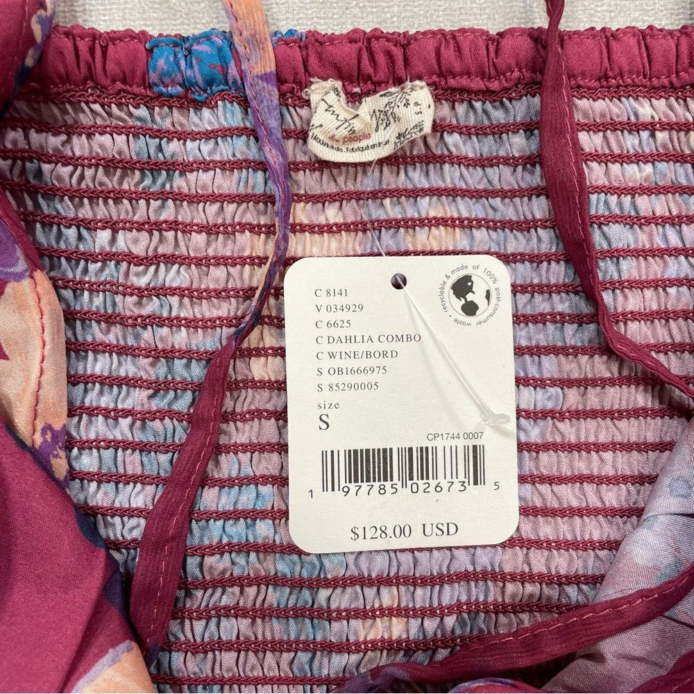 Free People NWT New $128 Free People Floral Wanderlust Bodysuit Size S Size S / US 4 / IT 40 - 7 Thumbnail