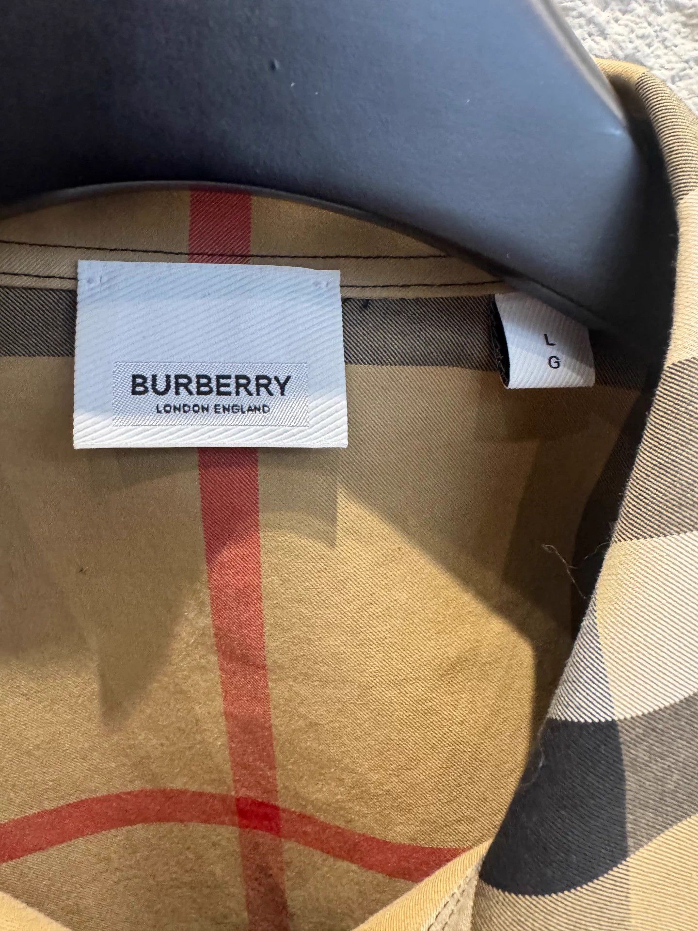 Burberry Burberry Classic Check Oversized Zip-Up Jacket Men's L Size US L / EU 52-54 / 3 - 2 Thumbnail