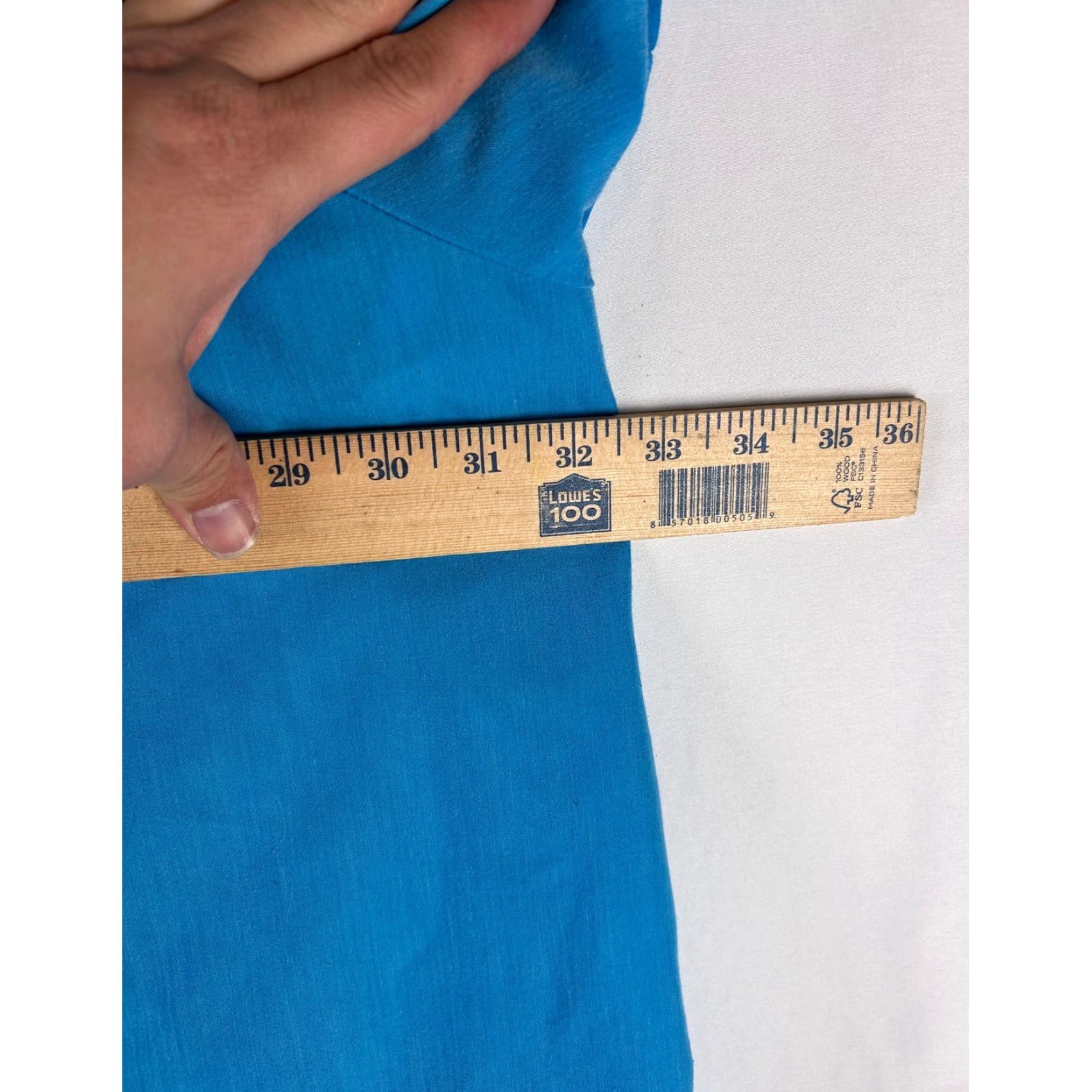 Haband VINTAGE Haband Guayabera Shirt Mens 4XL Blue Zip Front Embroidered 4-Pocket Size US XXL / EU 58 / 5 - 6 Thumbnail