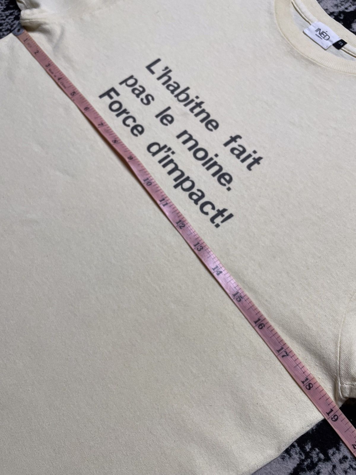 🔥rare find🔥 INED homme poem tee By Yohji Yamamoto