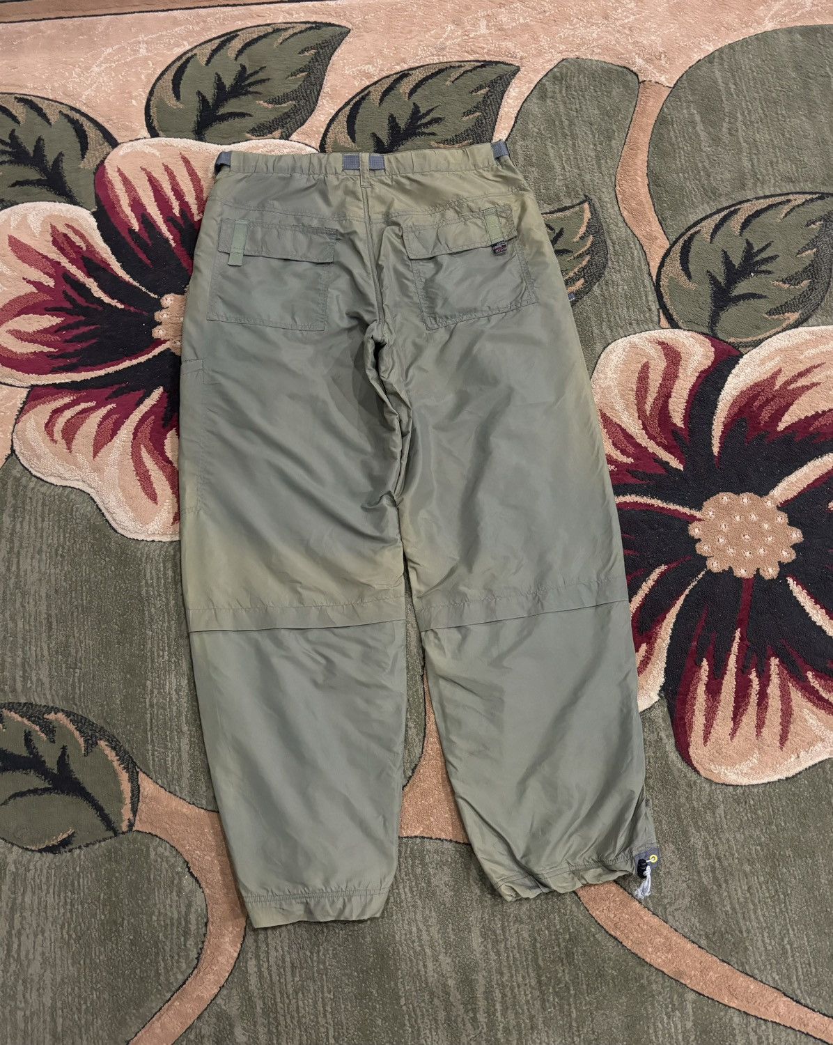 Ecko Unltd. × Hobo × JNCO RARE🔥HOBO DNM BAGGY PARACHUTE SURVIVAL NYLON PANTS Size US 35 - 7 Thumbnail