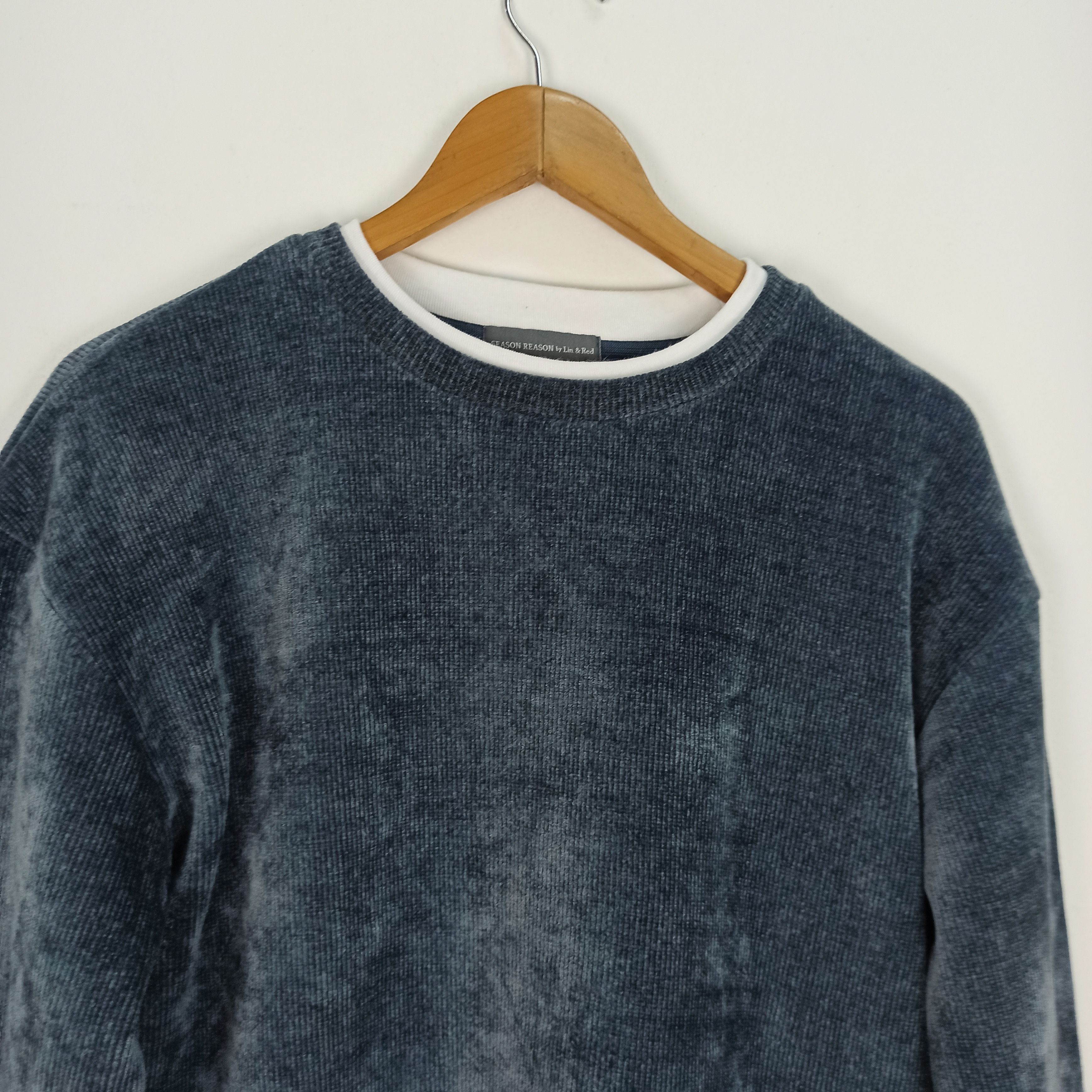 If Six Was Nine Season Reason by Lin & Red Corduroy Sweater Size US L / EU 52-54 / 3 - 2 Thumbnail