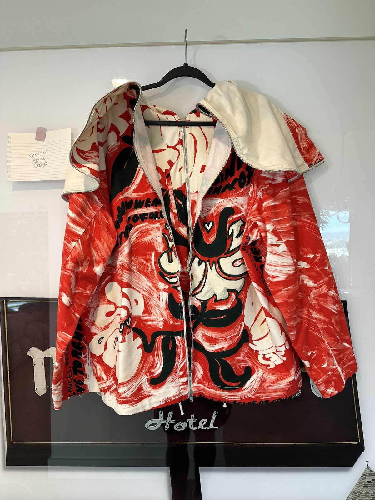 Marni Painted Floral Oversized Jacket Runway Rare Size US S / EU 44-46 / 1 - 11 Thumbnail