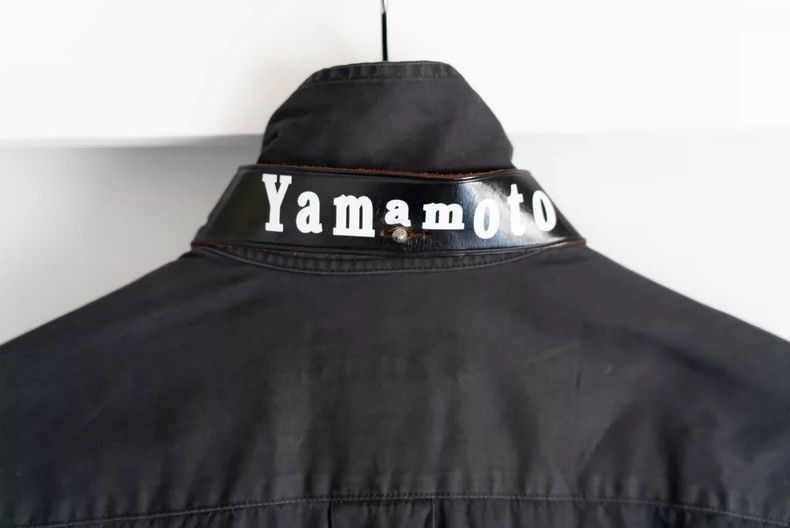 Yohji Yamamoto Yohji Yamamoto Yohji Yamamoto Black Collar Shirt Size US M / EU 48-50 / 2 - 3 Thumbnail