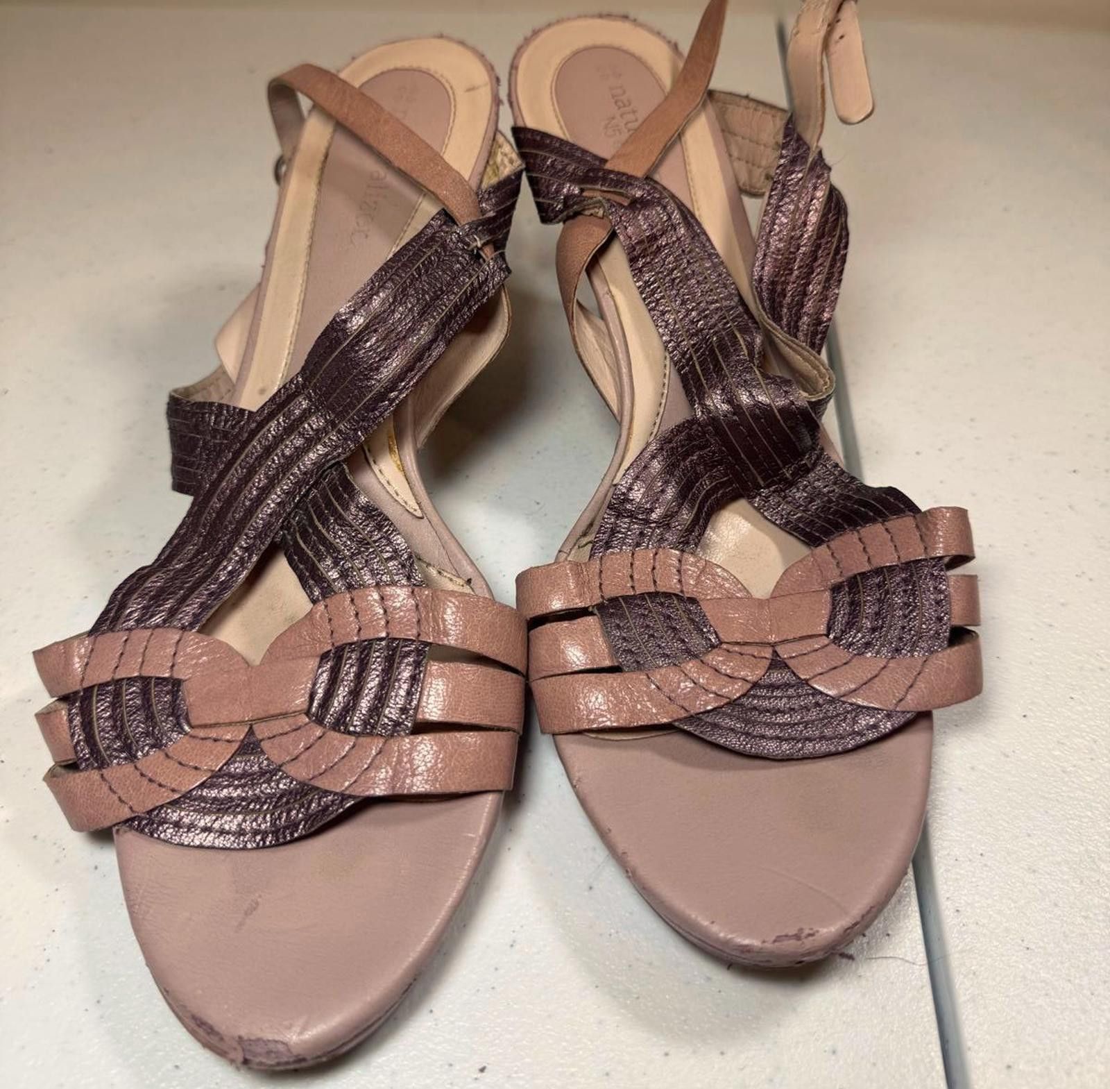 Other Naturalizer Elegant Heeled Sandals with Stylish Straps Size US 10 / IT 40 - 1 Thumbnail