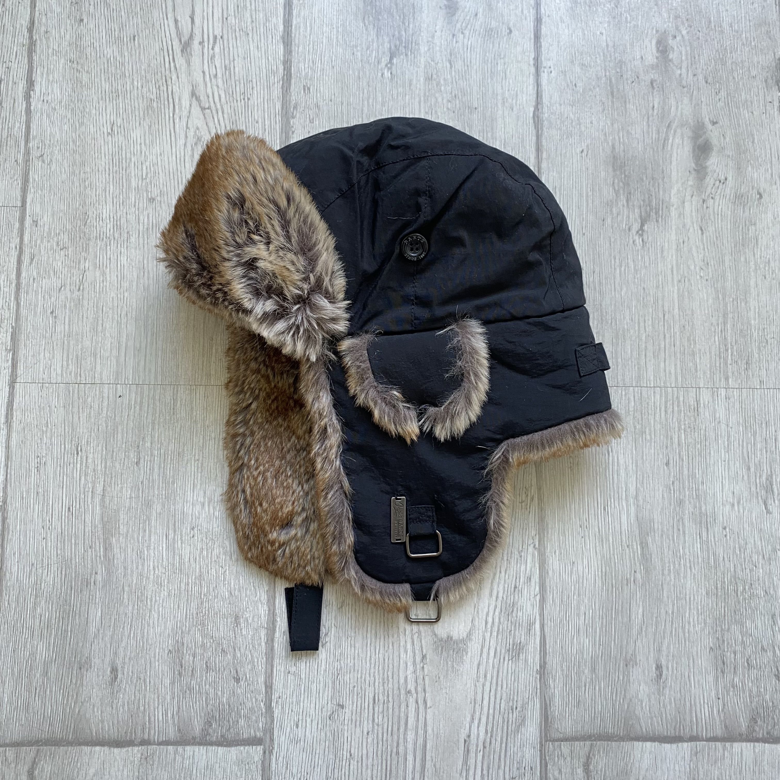 Diesel 🥶Diesel style Vintage 90s Trapper Fur Ushanka Winter Hat Size ONE SIZE - 2 Thumbnail