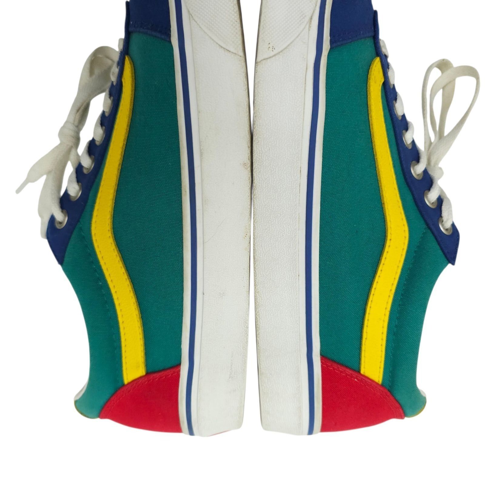 Vans Vans Ward Multi-Color Canvas Sneakers Mens 11 Primary Colors Size US 11 / EU 44 - 15 Thumbnail