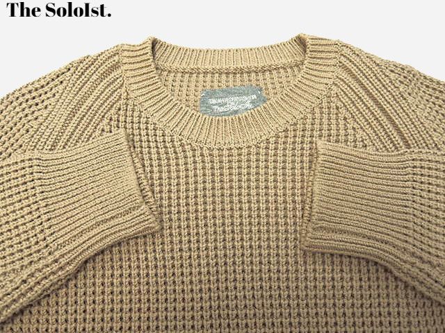 Takahiromiyashita The Soloist. The soloist heavy knit beige cotton sweater Size US L / EU 52-54 / 3 - 10 Thumbnail
