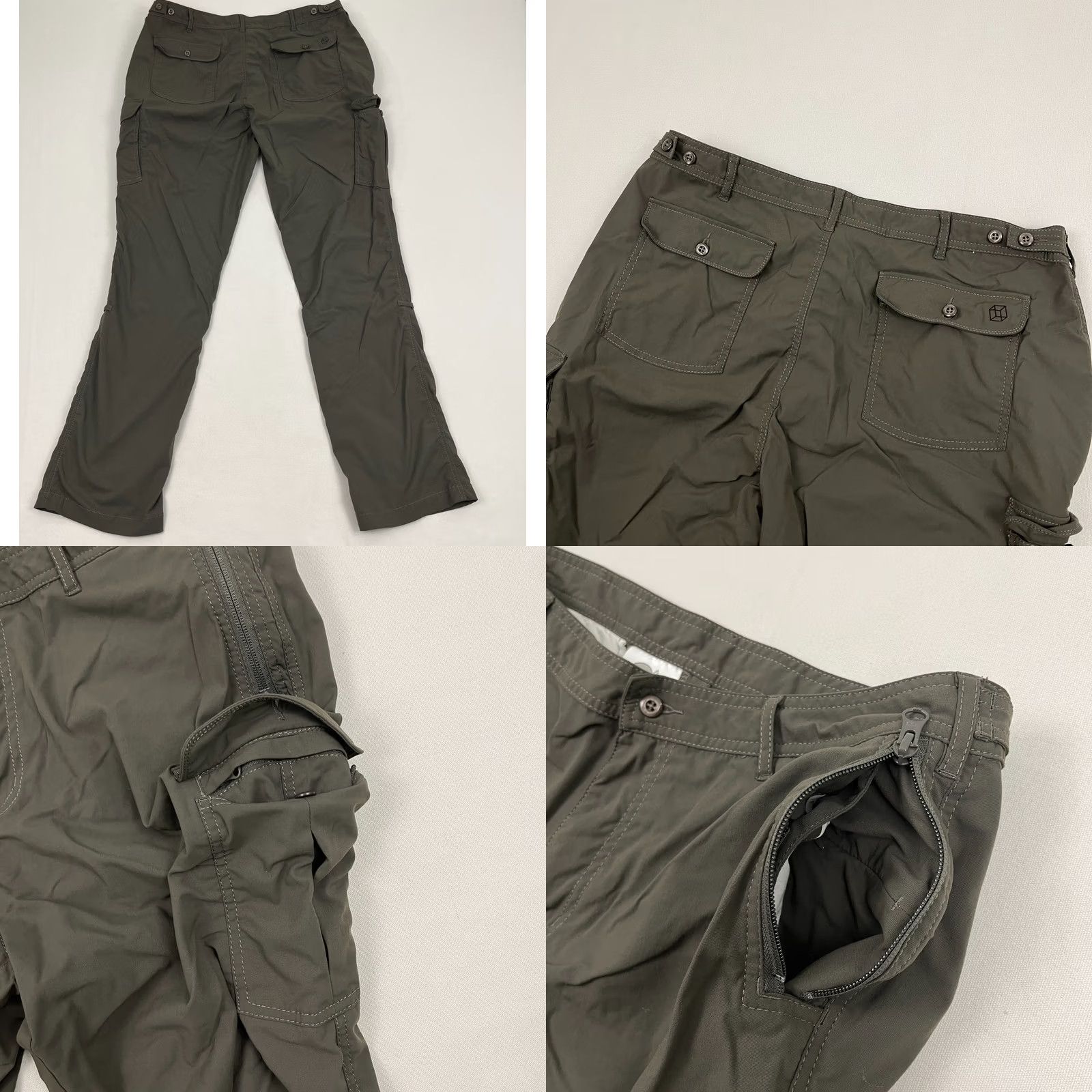 Vintage Clothing Arts P^Cubed Pick Pocket Proof Cargo Pants Mens 34x31 Brown Hiking Pants Cargo Casual Travel Men 34 Brown Art Outdoors Mens Size US 34 / EU 50 - 8 Thumbnail