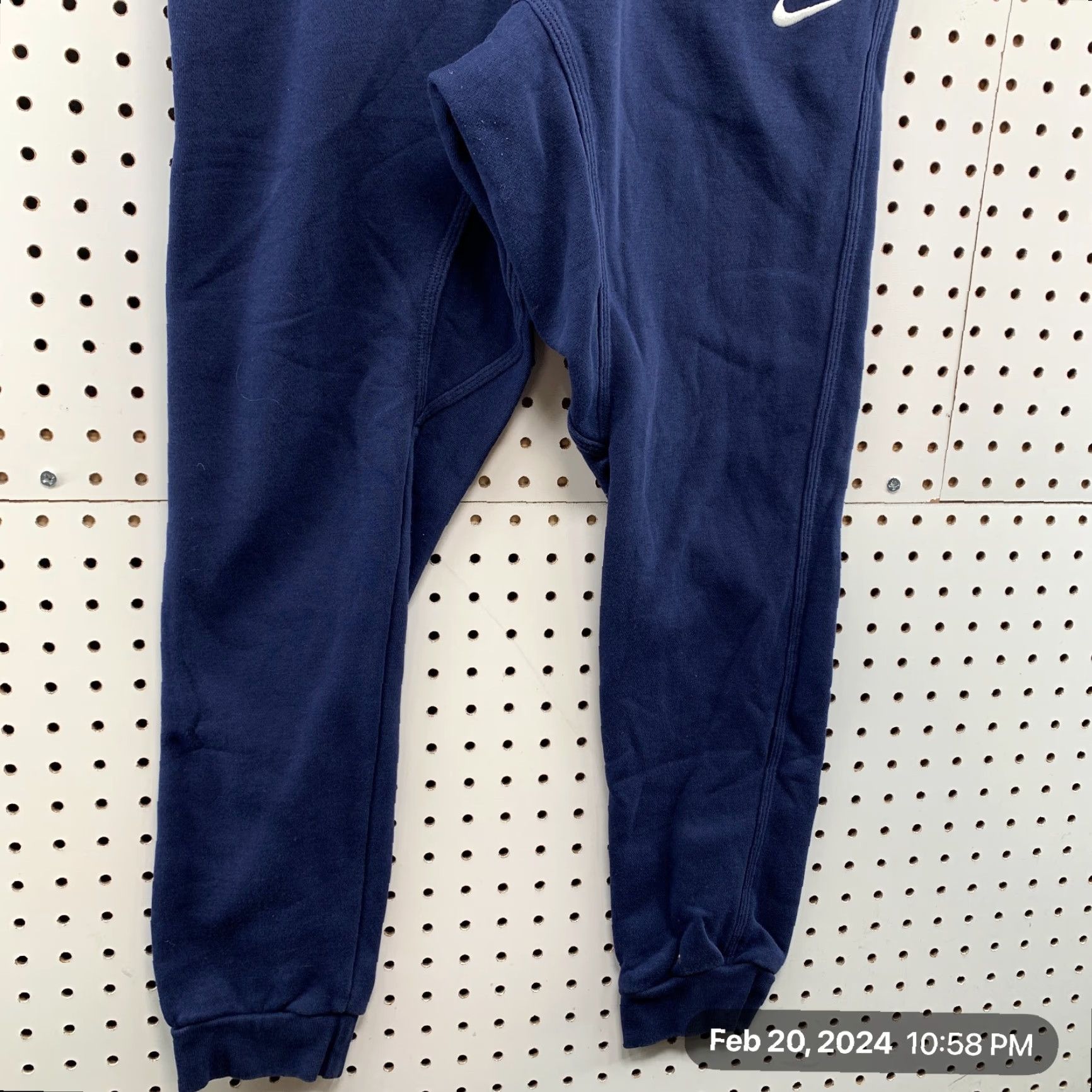 Nike VINTAGE Nike Sweatpants Mens S Blue SPell Out Embroidered Swoosh 28x27.5 Size US S / EU 44-46 / 1 - 5 Thumbnail