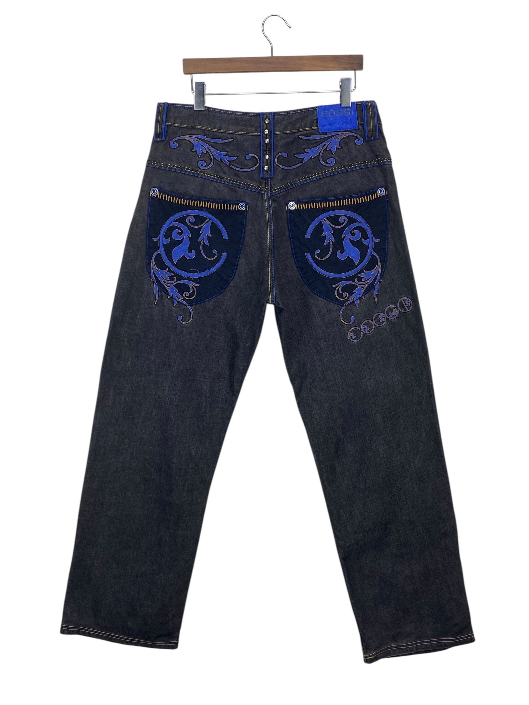 Coogi Coogi Denim Hip Hop Skateboards Baggy Pants Size US 35 - 1 Thumbnail