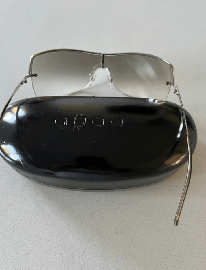 Gucci Gucci Sunglasses Logo GG Shield Square Mask Vintage EX0250 Size ONE SIZE - 4 Thumbnail