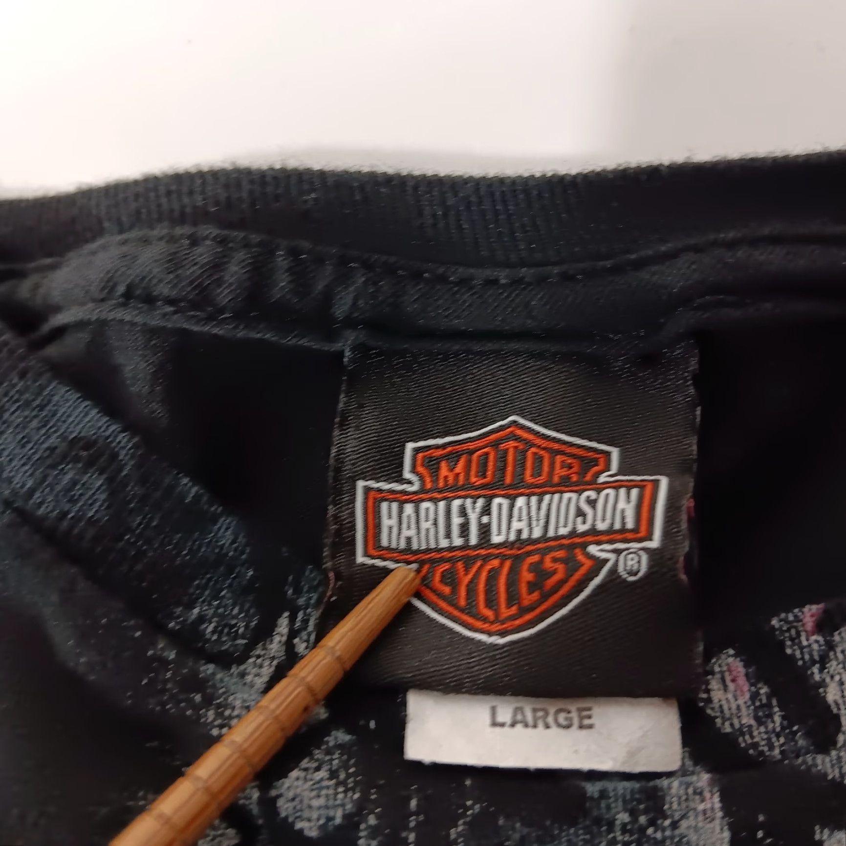 Harley Davidson Harley-Davidson Shirt Long Sleeve Smoky Mountain Black Red Roses Biker Slim L Women Women’s Size L / US 10 / IT 46 - 6 Thumbnail
