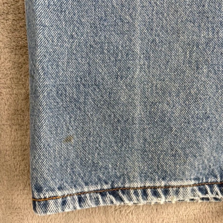 Levi's VINTAGE Levi’s 501 Jeans Button Fly Denim Men 34x29.5 Blue Fade Wash 5-Pocket Straight Mid Rise Regular Size US 34 / EU 50 - 5 Thumbnail