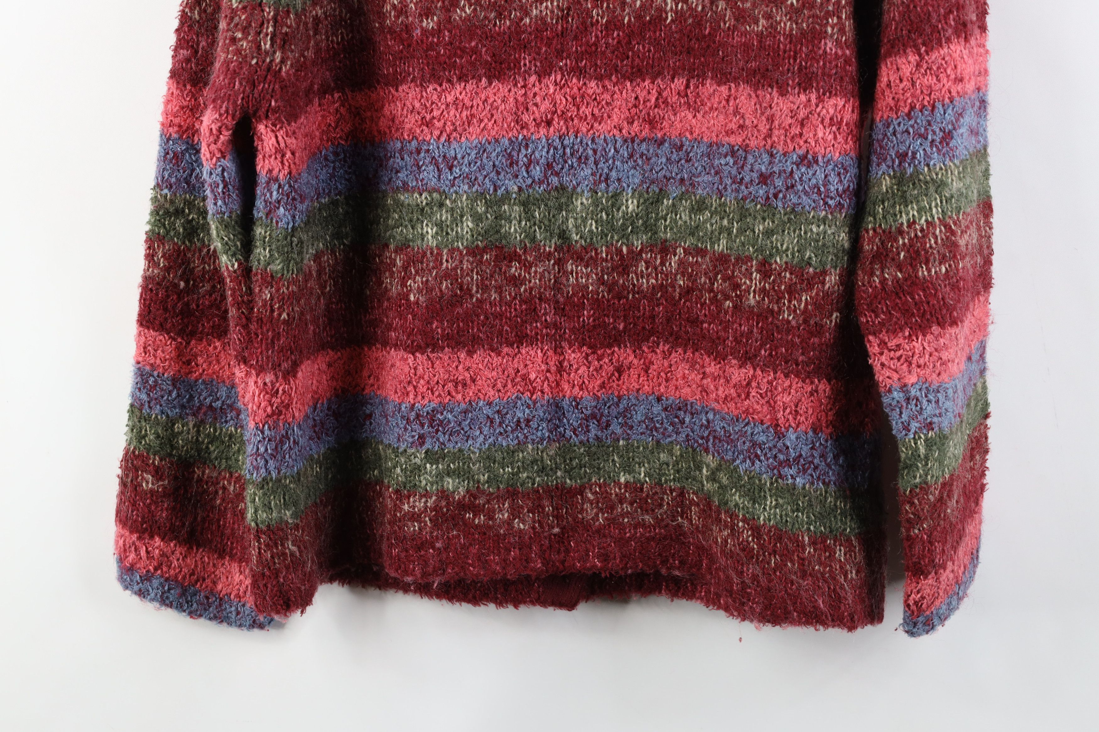 Vintage Vintage 90s Streetwear Mohair Wool Knit Cardigan Sweater Size M / US 6-8 / IT 42-44 - 11 Thumbnail