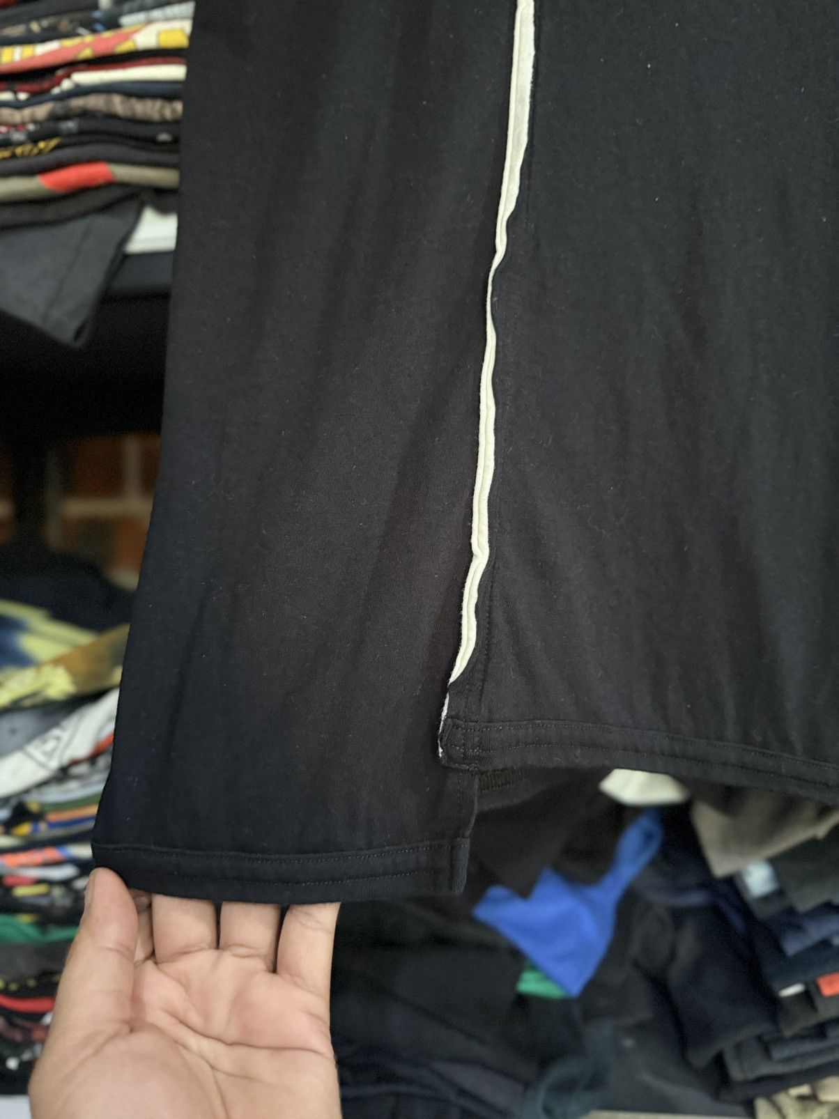 Vintage Yohji Yamamoto Signature Men Blank Japan Tee