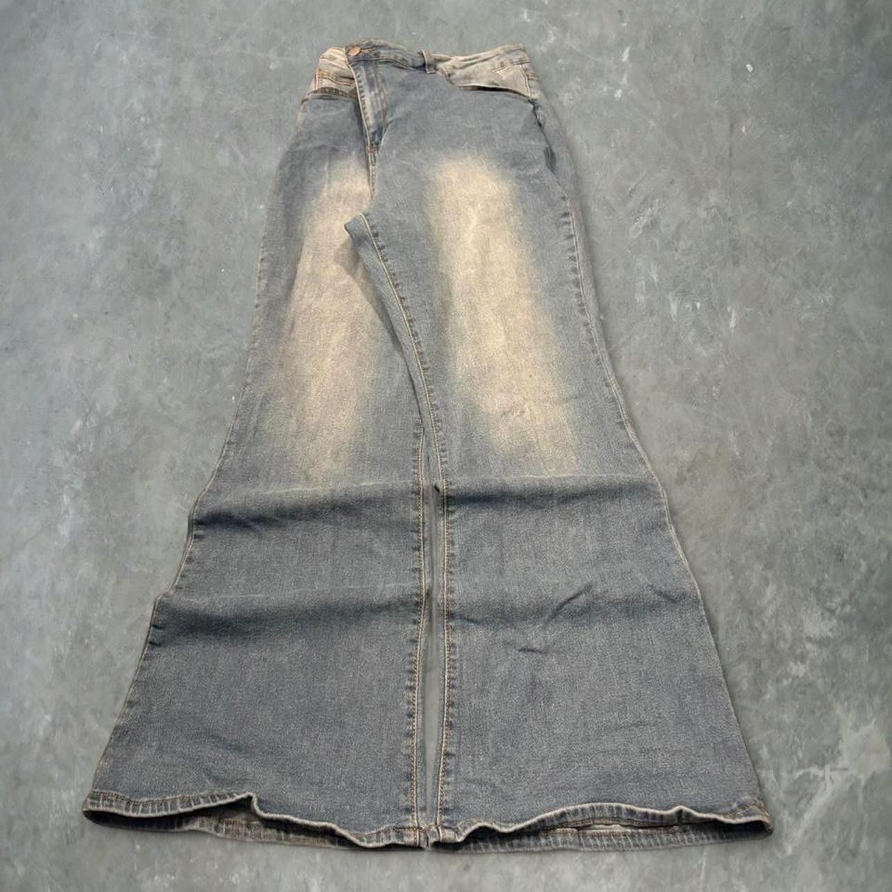 Vintage Crazy Vintage Y2K/2000s Baggy Flared Light Wash Skater Streetwear Denim Jeans! Size US 36 / EU 52 - 1 Thumbnail