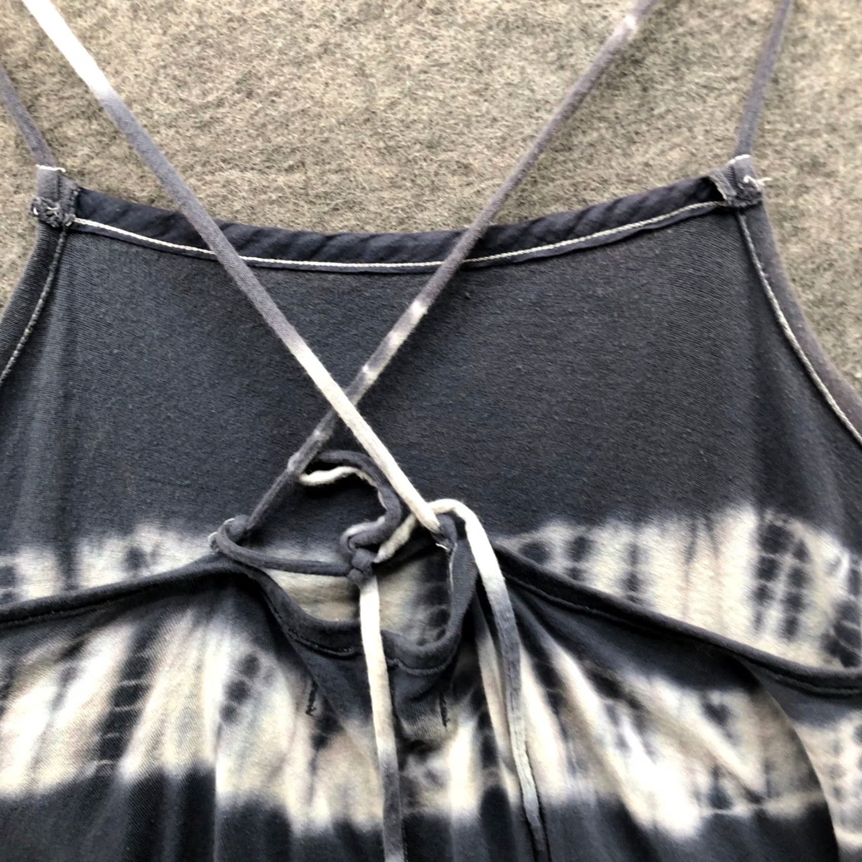 Free People Free People We The Free Dress Womens S Blue Tie Dye Seashell Cami Tunic Tie Strap Size S / US 4 / IT 40 - 5 Thumbnail