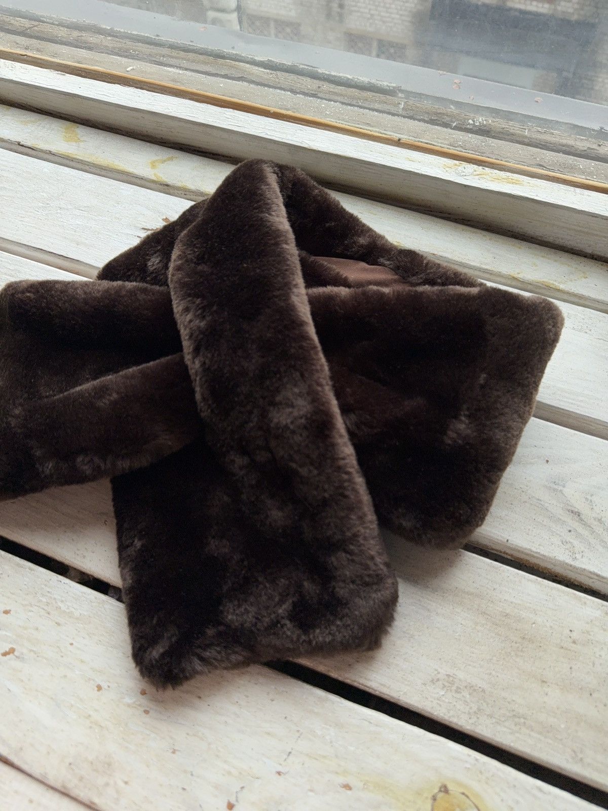Ugg UGG Brown Faux Fur Muffler Scarf – Y2K Cozy Winter Wrap Size ONE SIZE - 2 Thumbnail