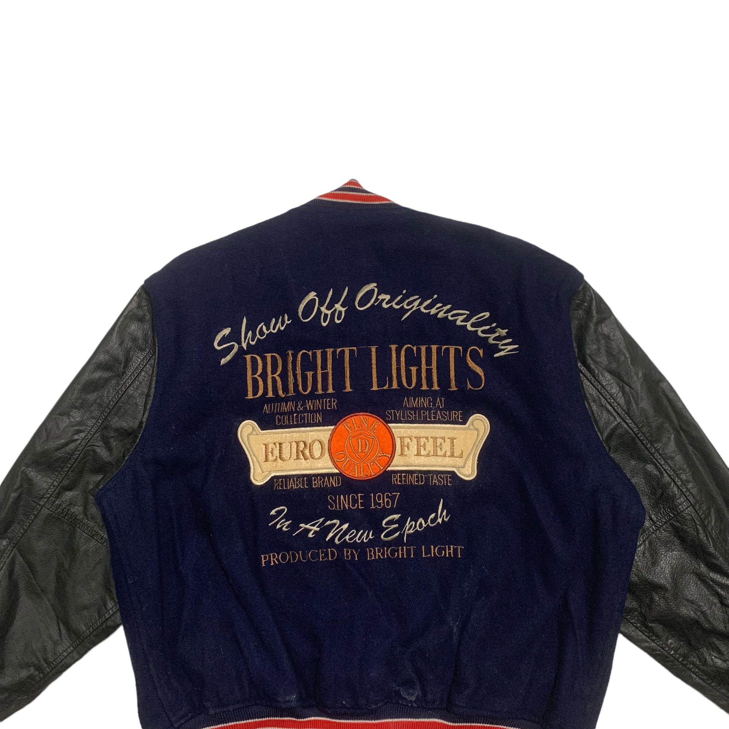 Japanese Brand Vintage Japanese Brand Bright Light Varsity Jacket Size US M / EU 48-50 / 2 - 3 Thumbnail