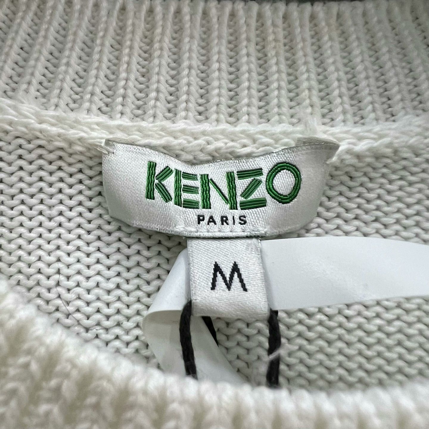 Kenzo KENZO Colorblock Logo Intarsia Knit Sweater Size US M / EU 48-50 / 2 - 4 Thumbnail