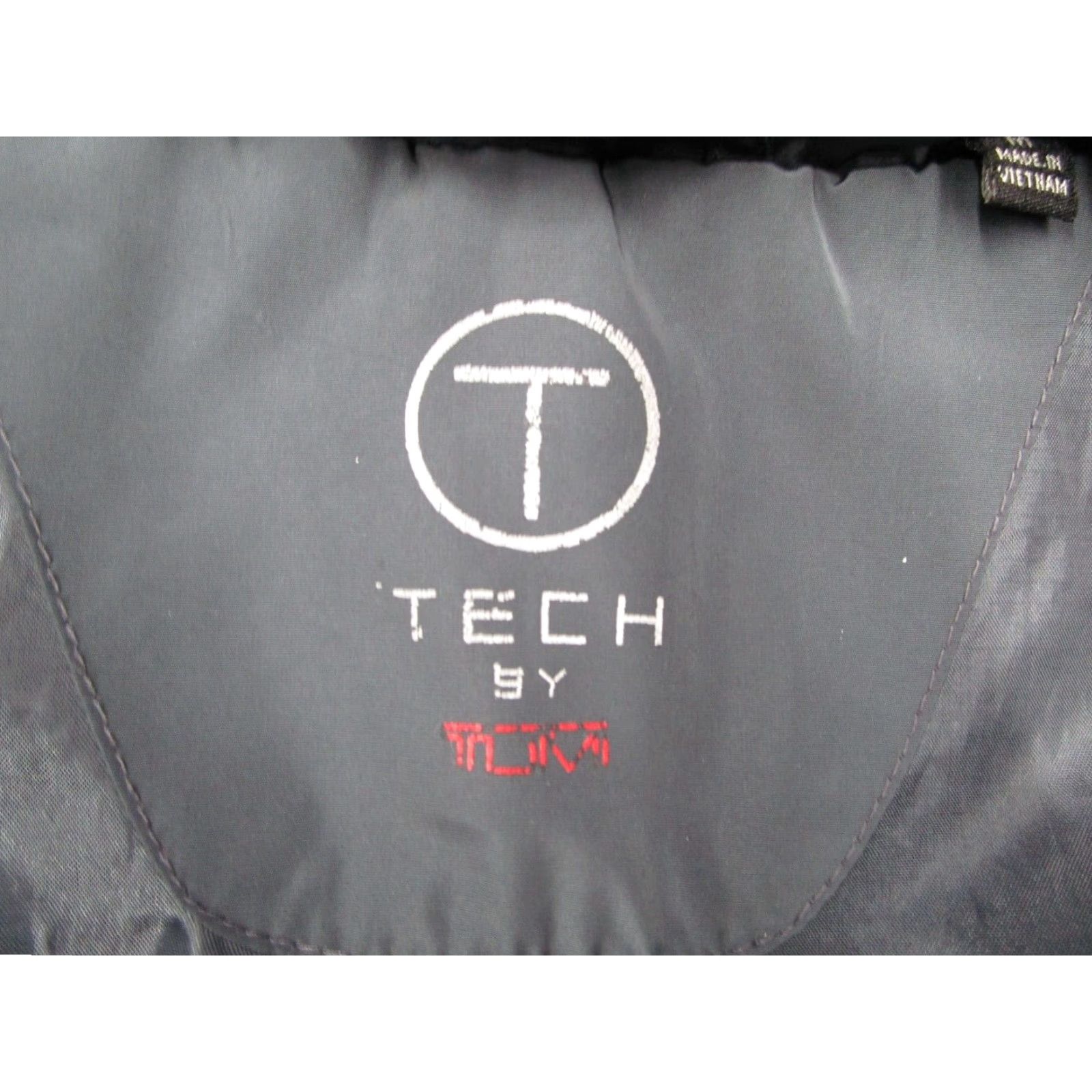 Tumi Tumi Jacket Mens Medium Gray Tech Full Zip Windbreaker Hooded with Logo Size US M / EU 48-50 / 2 - 2 Thumbnail