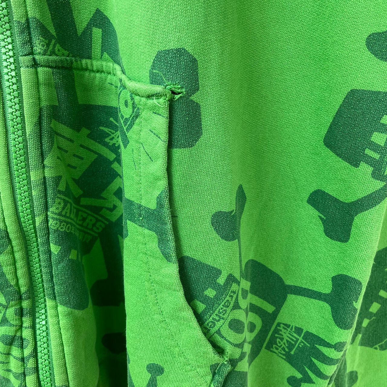 Stussy Vintage Distress Stussy Fullprint Skull Hoodie Size US L / EU 52-54 / 3 - 13 Thumbnail