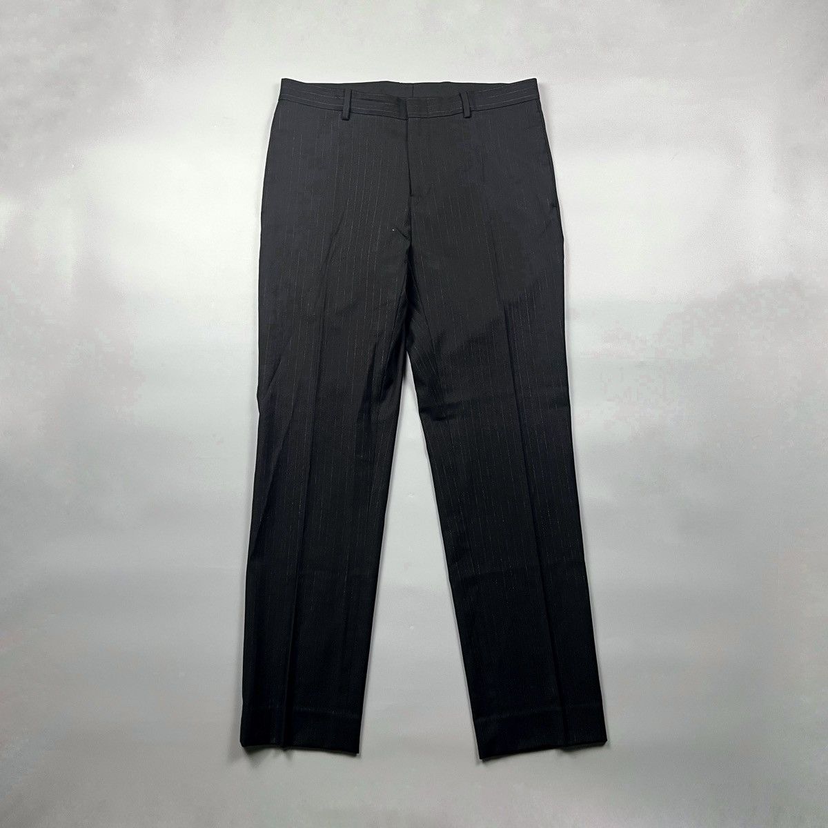 パンツ Dior Homme stripe slacks by hedi slimane Dior Dior Homme by Hedi Slimane Sample Striped Pants (Grey/Black