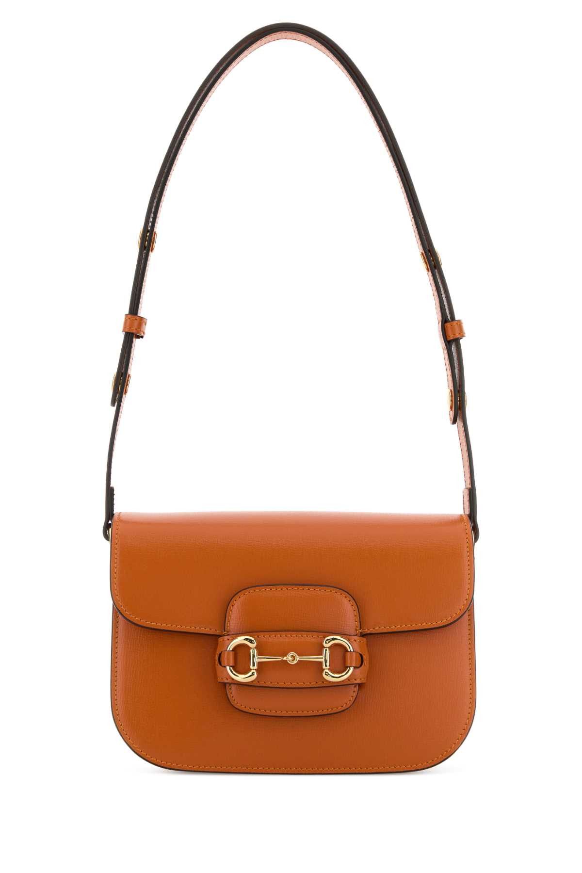 Gucci Orange Small Gucci Horsebit 1955 Shoulder Bag Size ONE SIZE - 1 Thumbnail